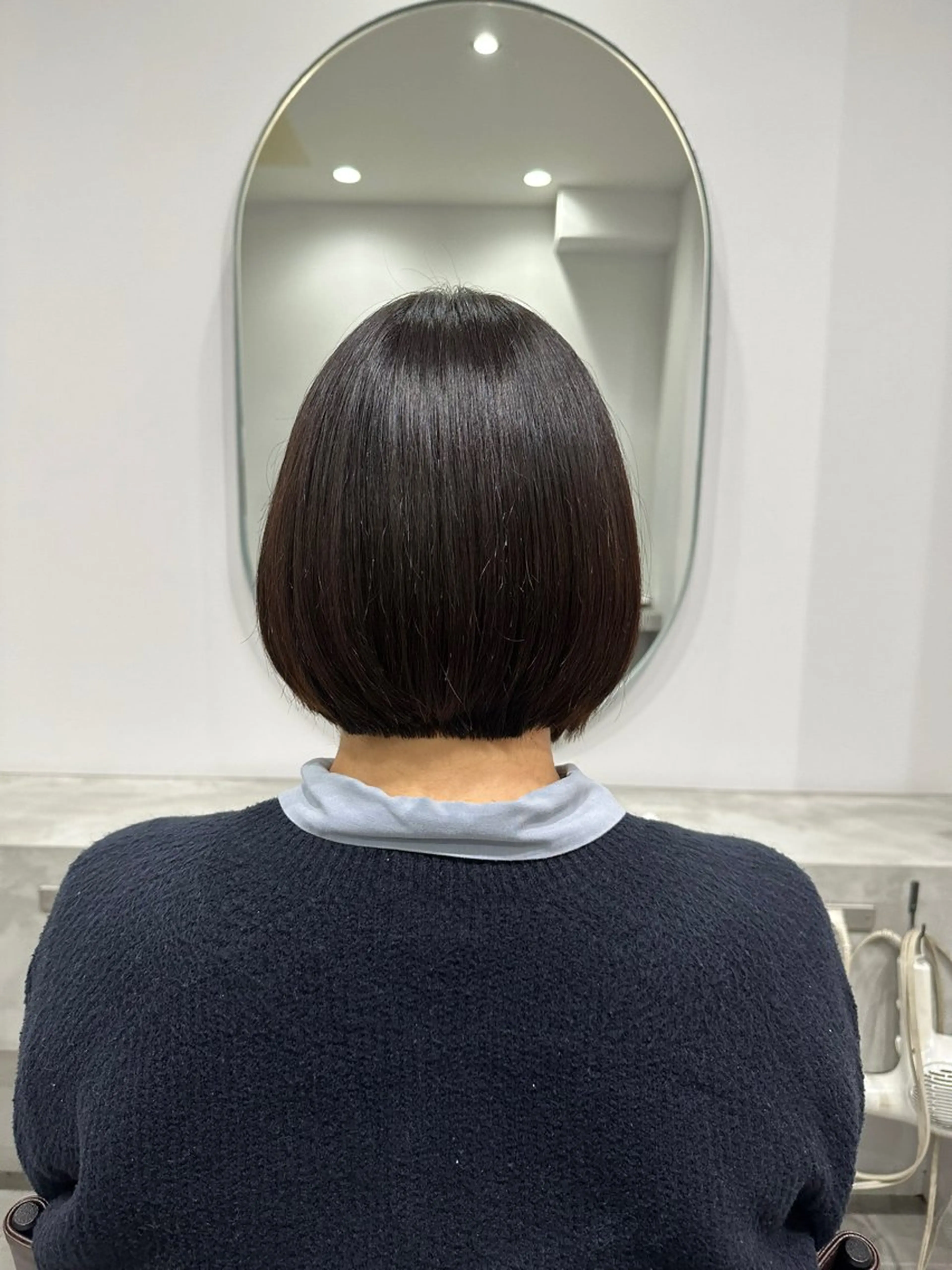 ミディアム ボブ カット トリートメント clan所属・志賀 海音のヘアスタイル