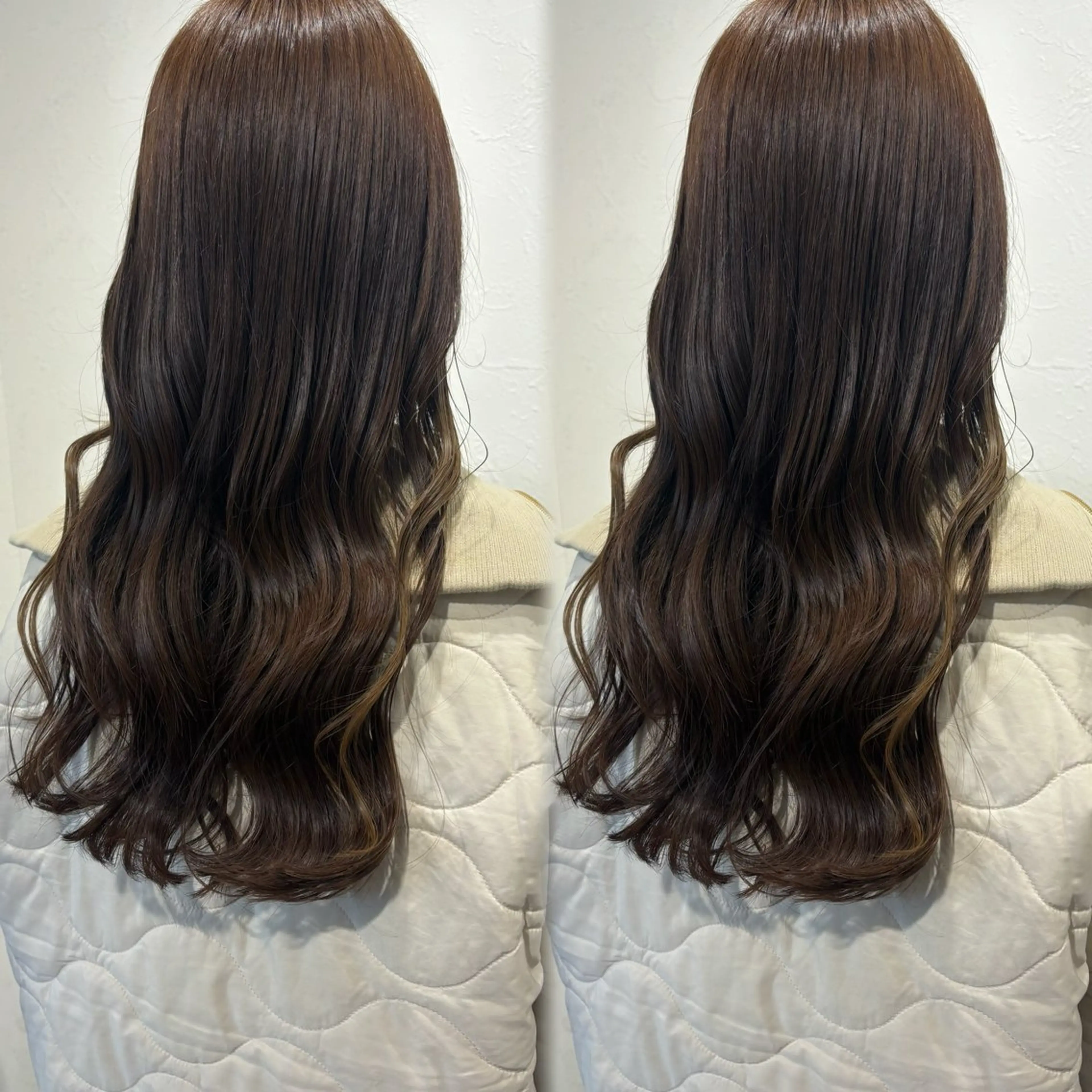 ロング カラー 髪質改善/縮毛矯正/ 暖色カラー🎀🪞のヘアスタイル