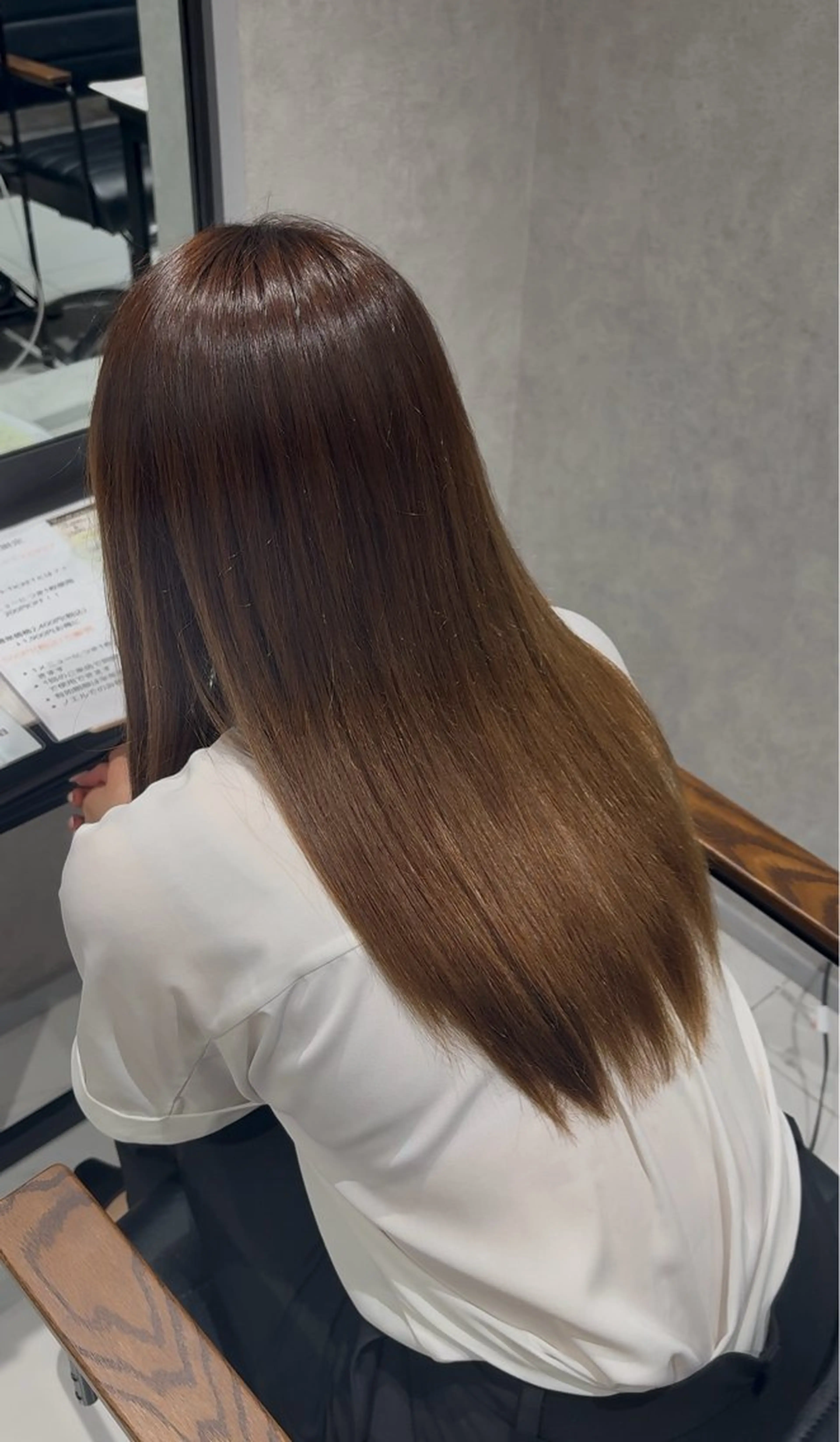 ロング 髪質改善 トリートメント トリートメント ﾊﾙｶ🎀まつパ/ 可愛い艶カラー🩵ᩚのヘアスタイル