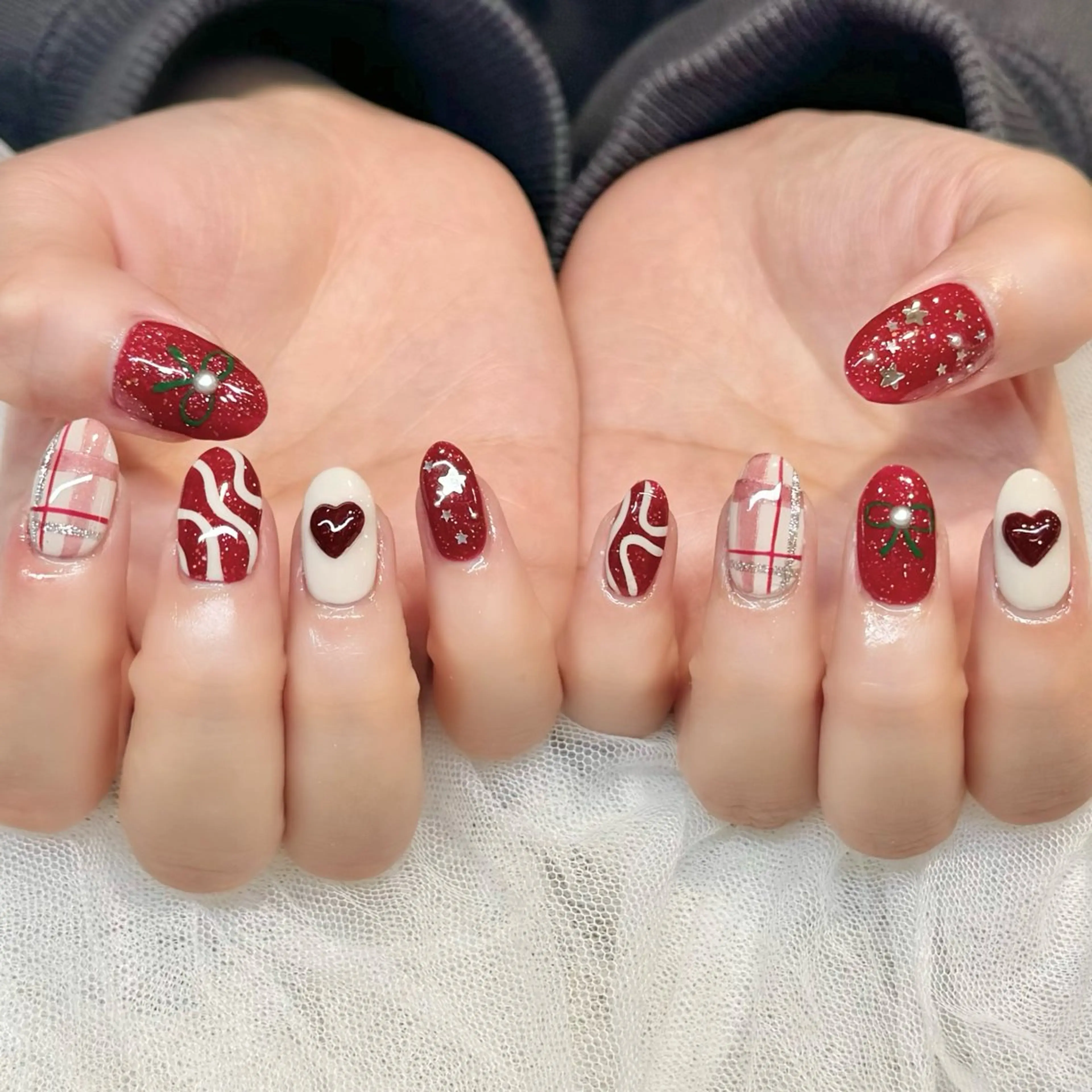 ネイル ハンドネイル 新井 ひなののネイルデザイン