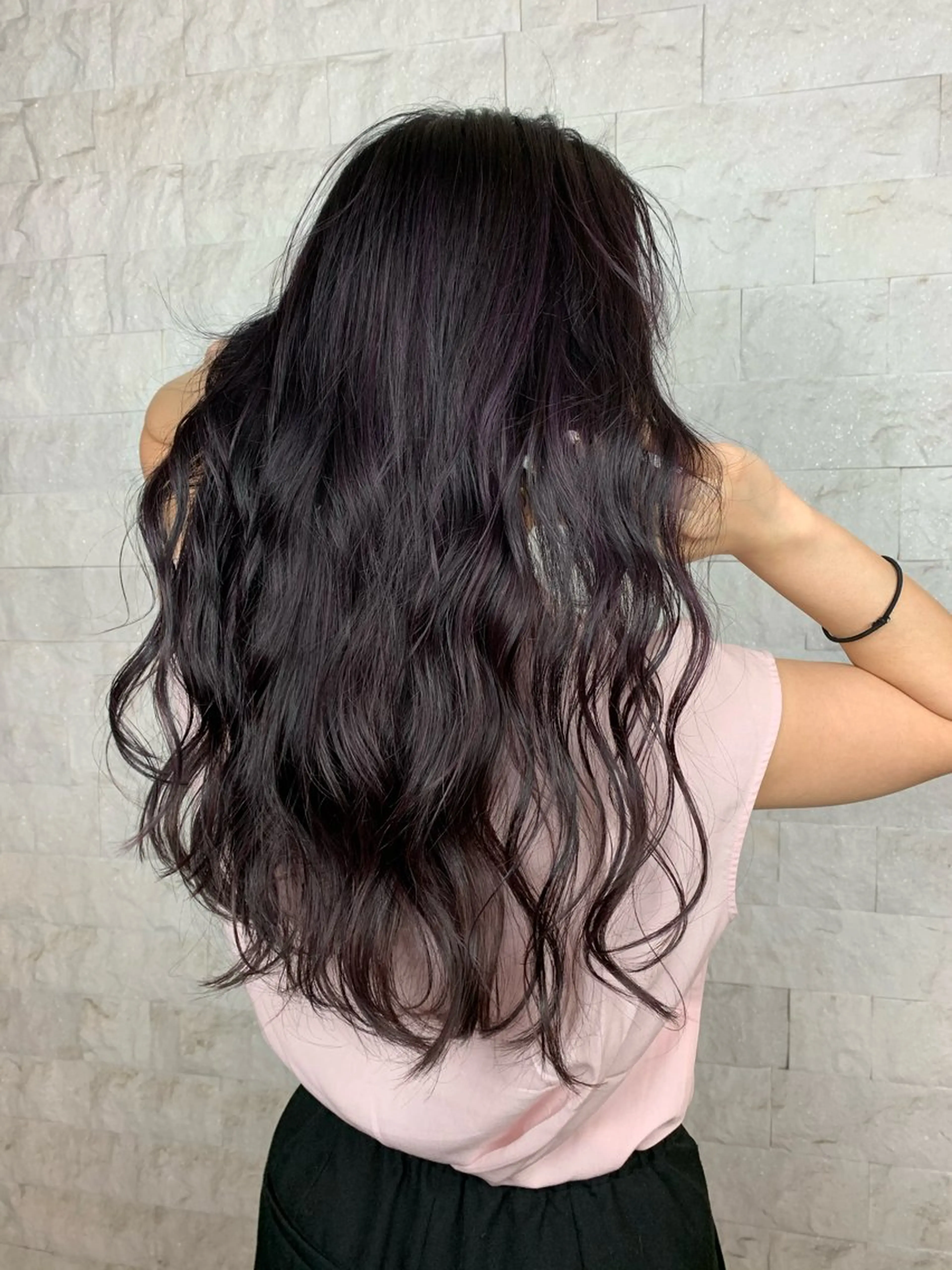 ロング ヘアカラー 清水 香理のヘアスタイル