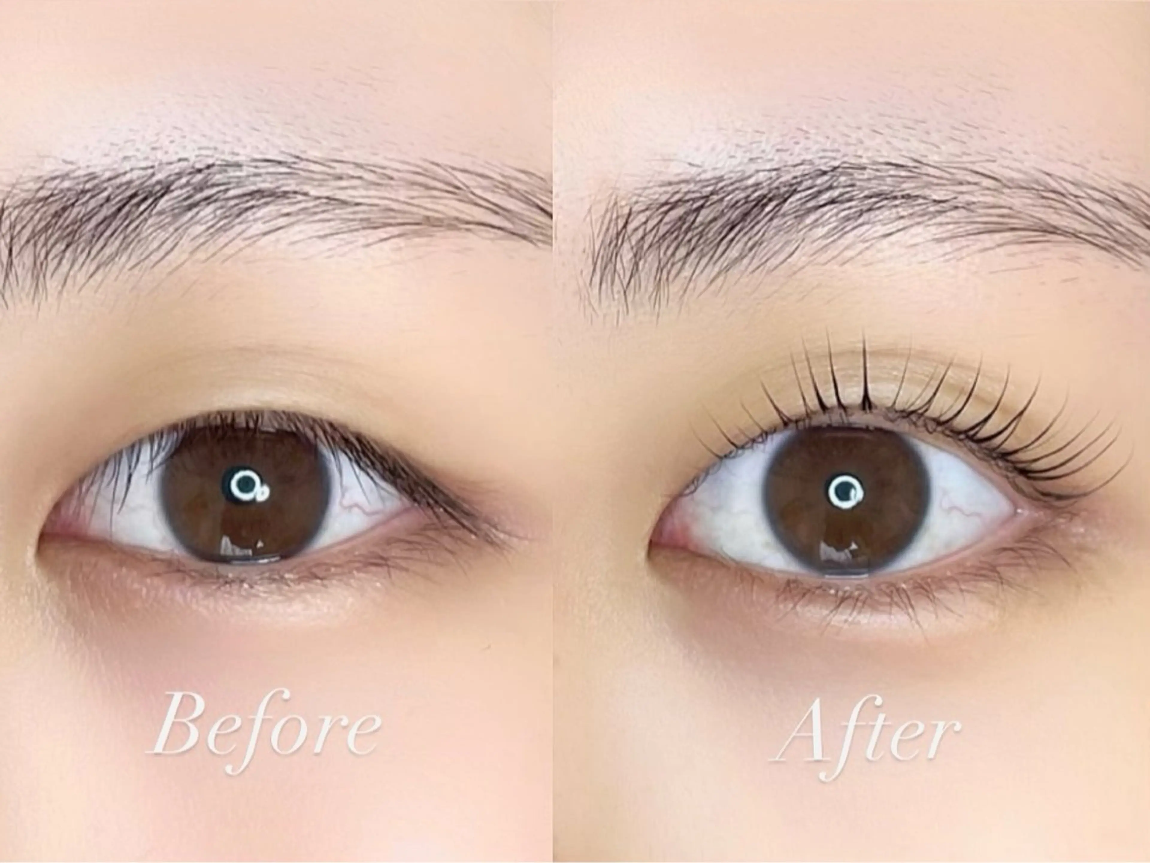マツエク・マツパ 一重×まつ毛パーマ Po eyelash ･:* 下北沢のマツエク・マツパデザイン