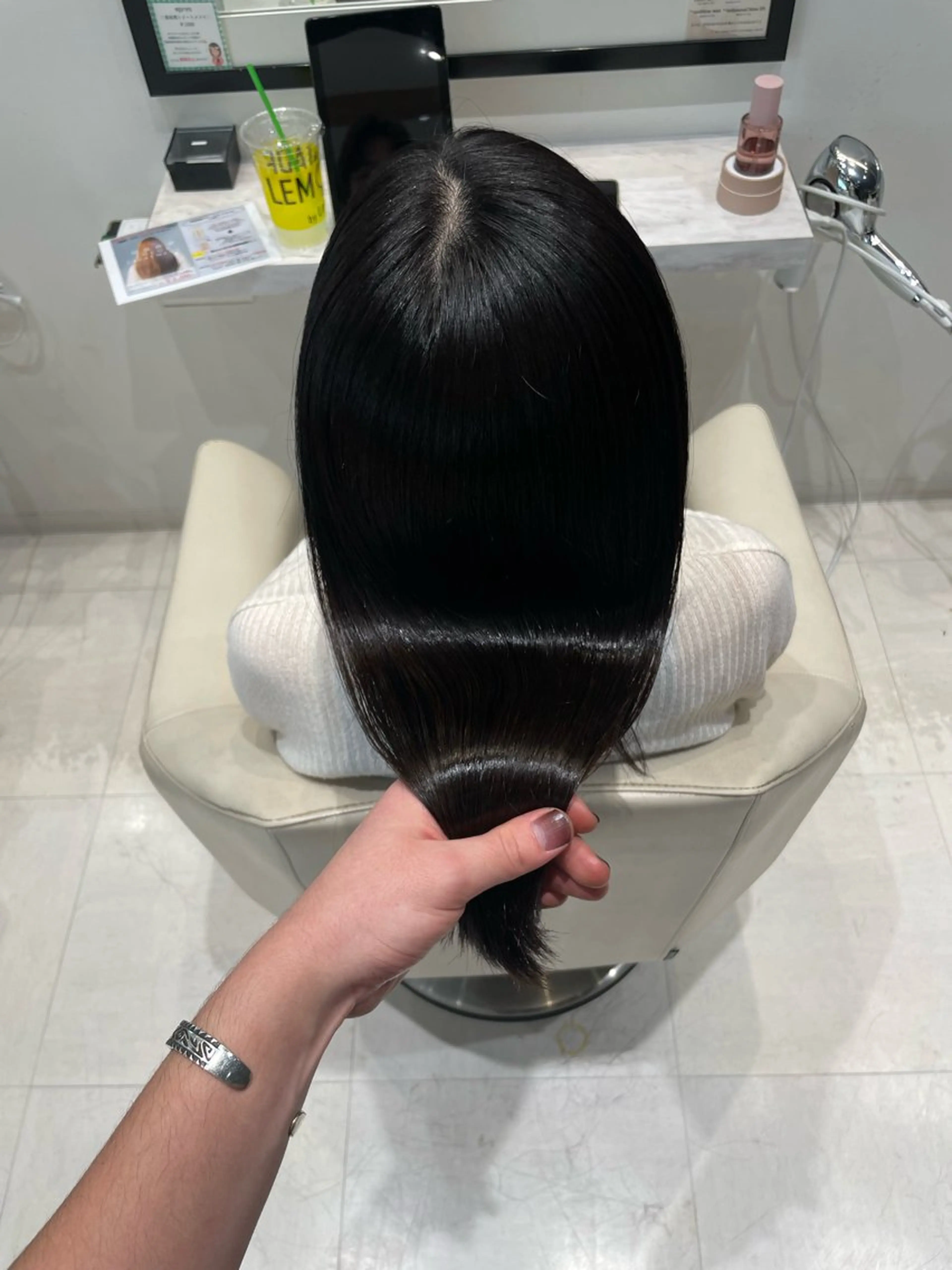 ロング カラー カット ヘアカラー トリートメント k-two✨たき艶感 カラー／美髪矯正のヘアスタイル