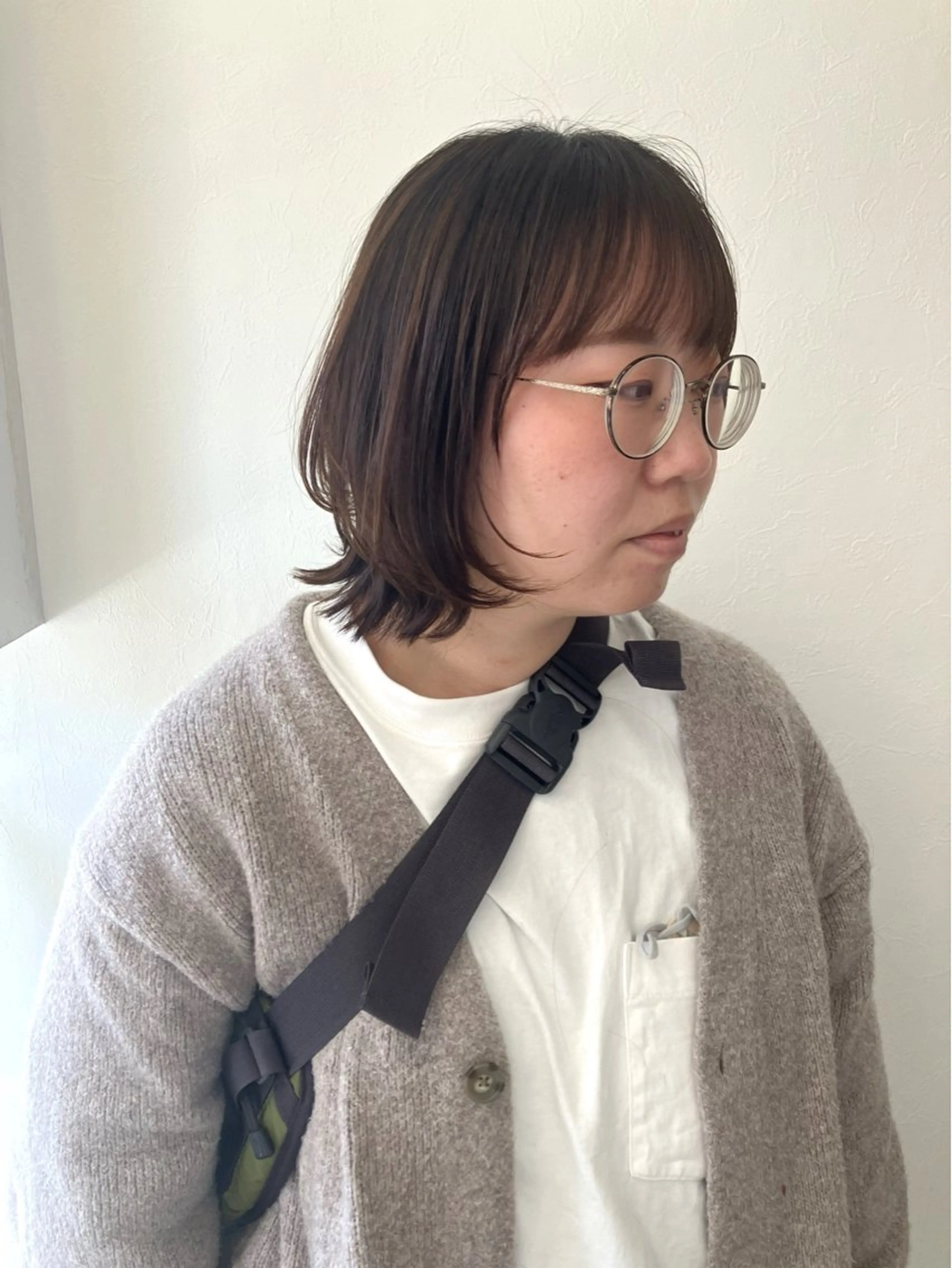 ミディアム レイヤーカット coverhairbliss上尾所属・阿部 雲母のヘアスタイル