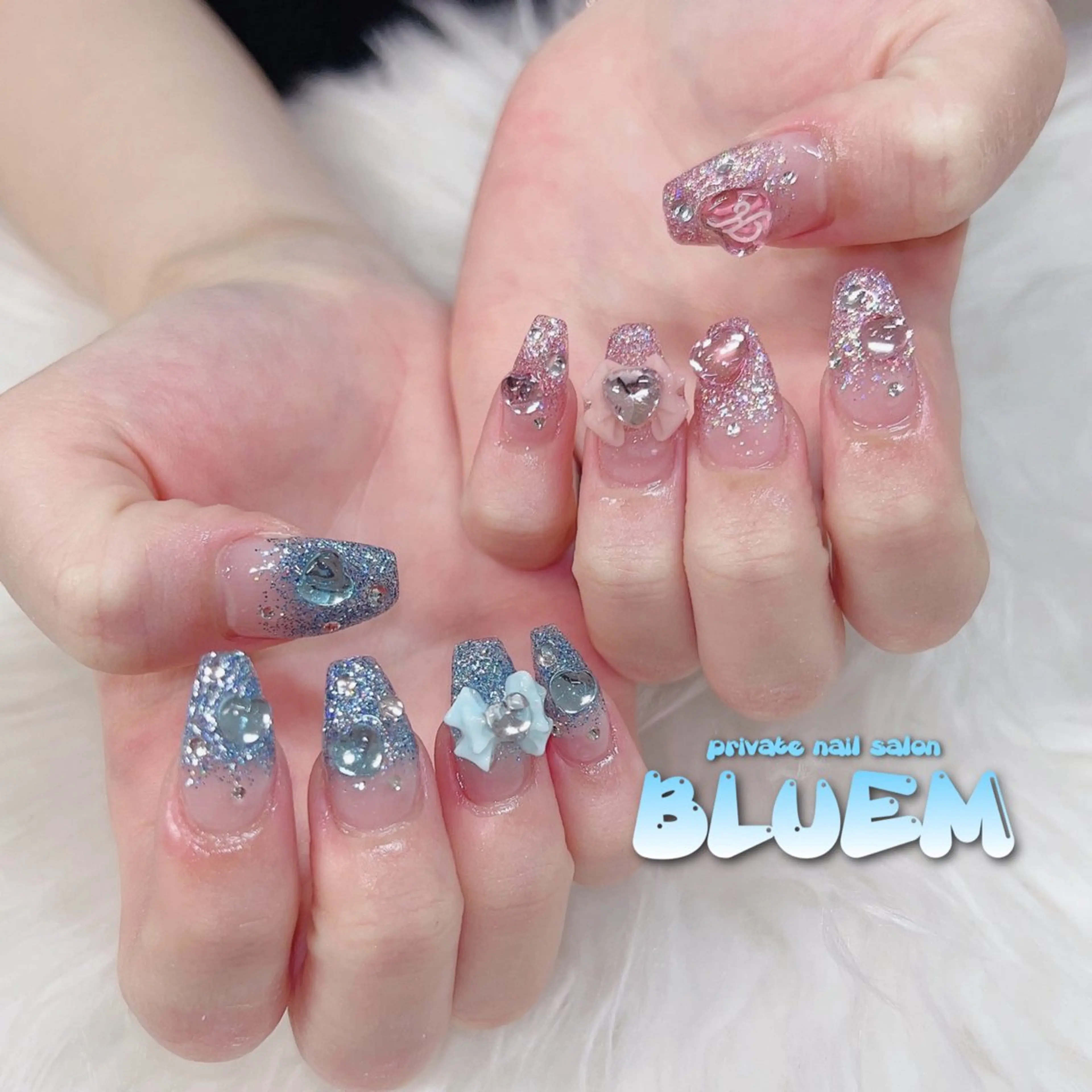 ネイル ハンドネイル BLUEM なな🐶のネイルデザイン