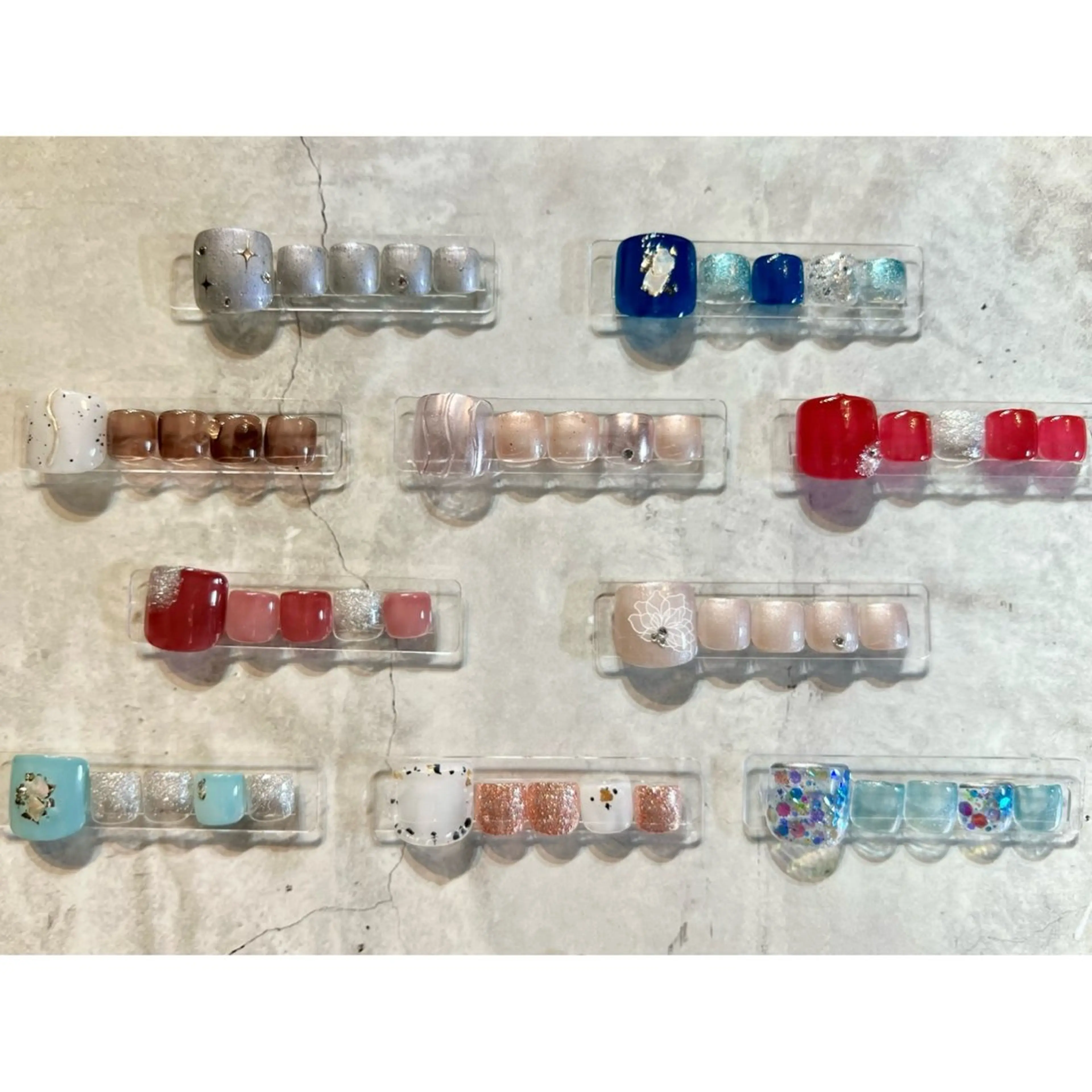 ネイル フットネイル LisBlanc ATSUKOのネイルデザイン