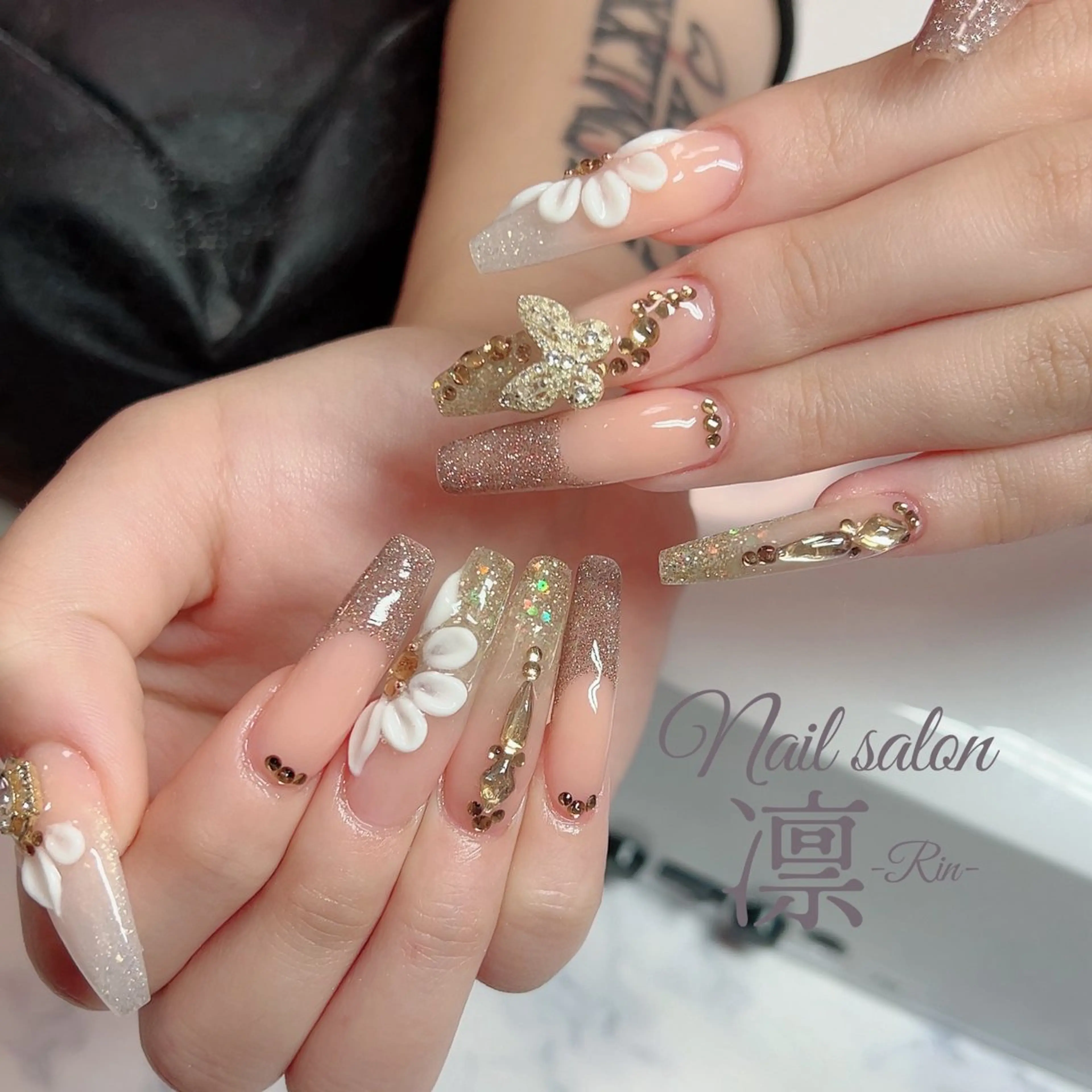 ネイル スカルプネイル private salon凛のネイルデザイン