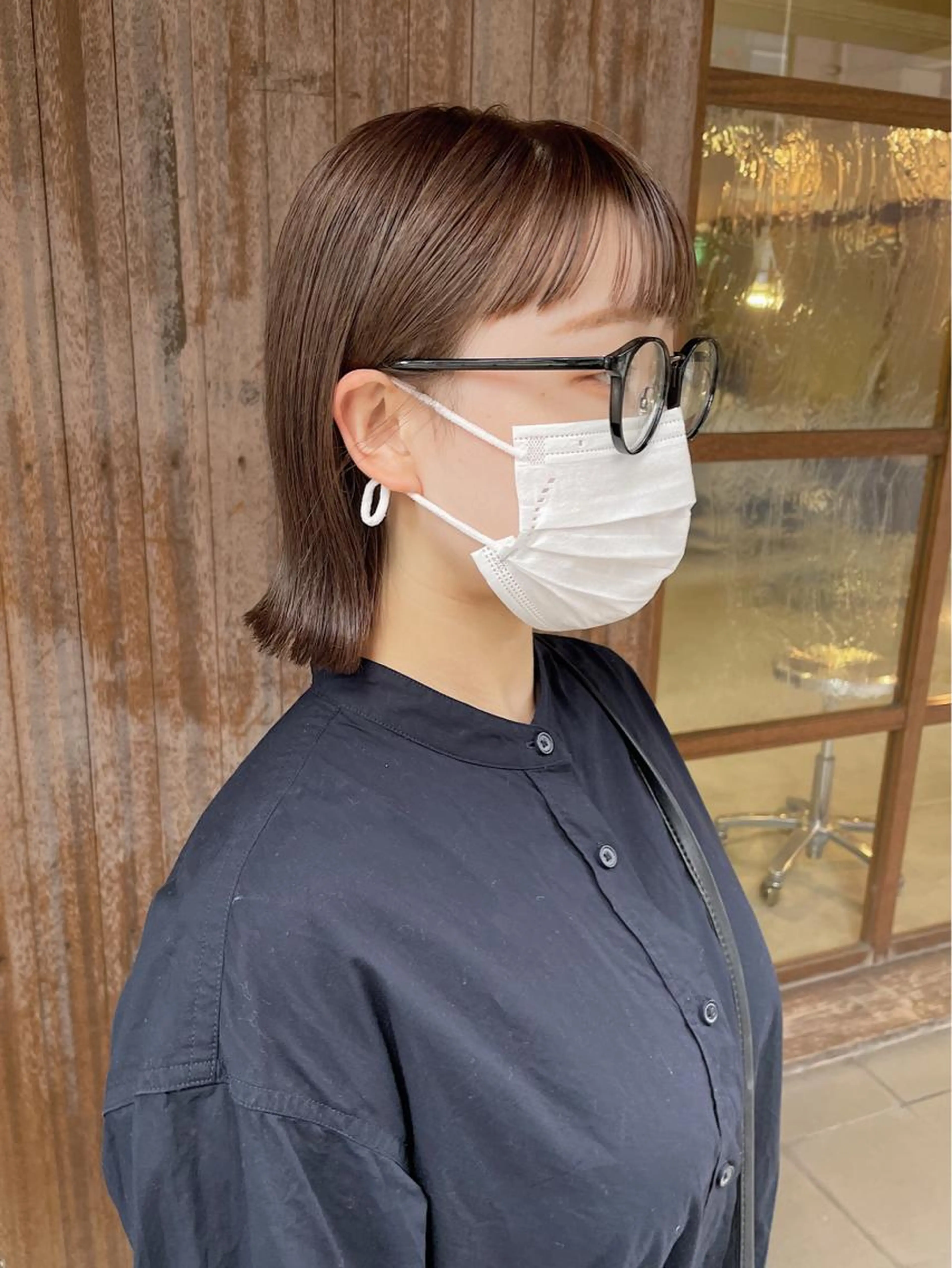 カット + ダブルカラー ( 肩上レングス限定、ケアブリーチ使用 )の写真