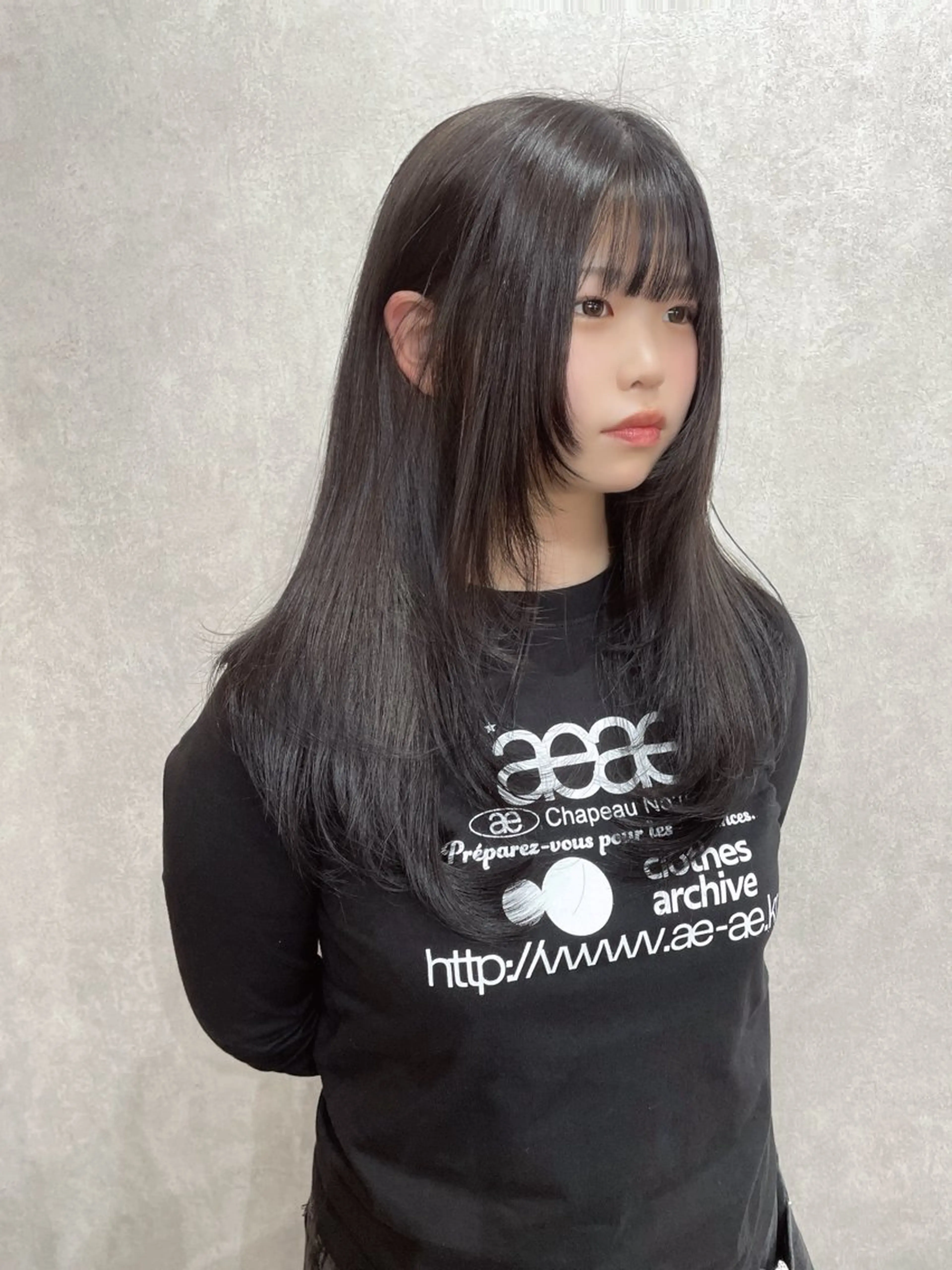 ロング カラー レイヤーカット AIRI layer cut hairのヘアスタイル