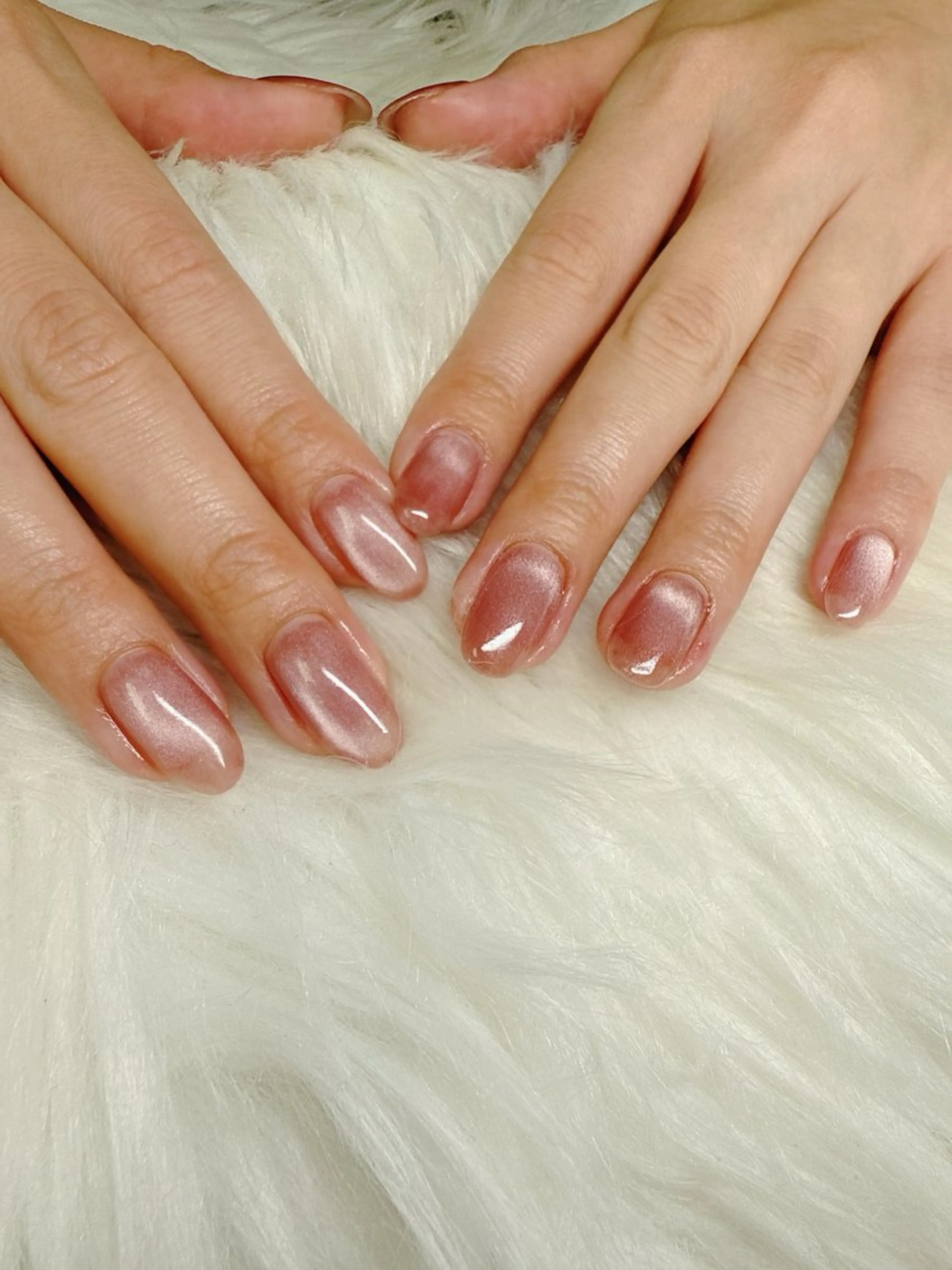 ネイル ピンク ハンドネイル Beauty salon 100＋大鳥居店所属・100＋大鳥居店 MIKAのネイルデザイン