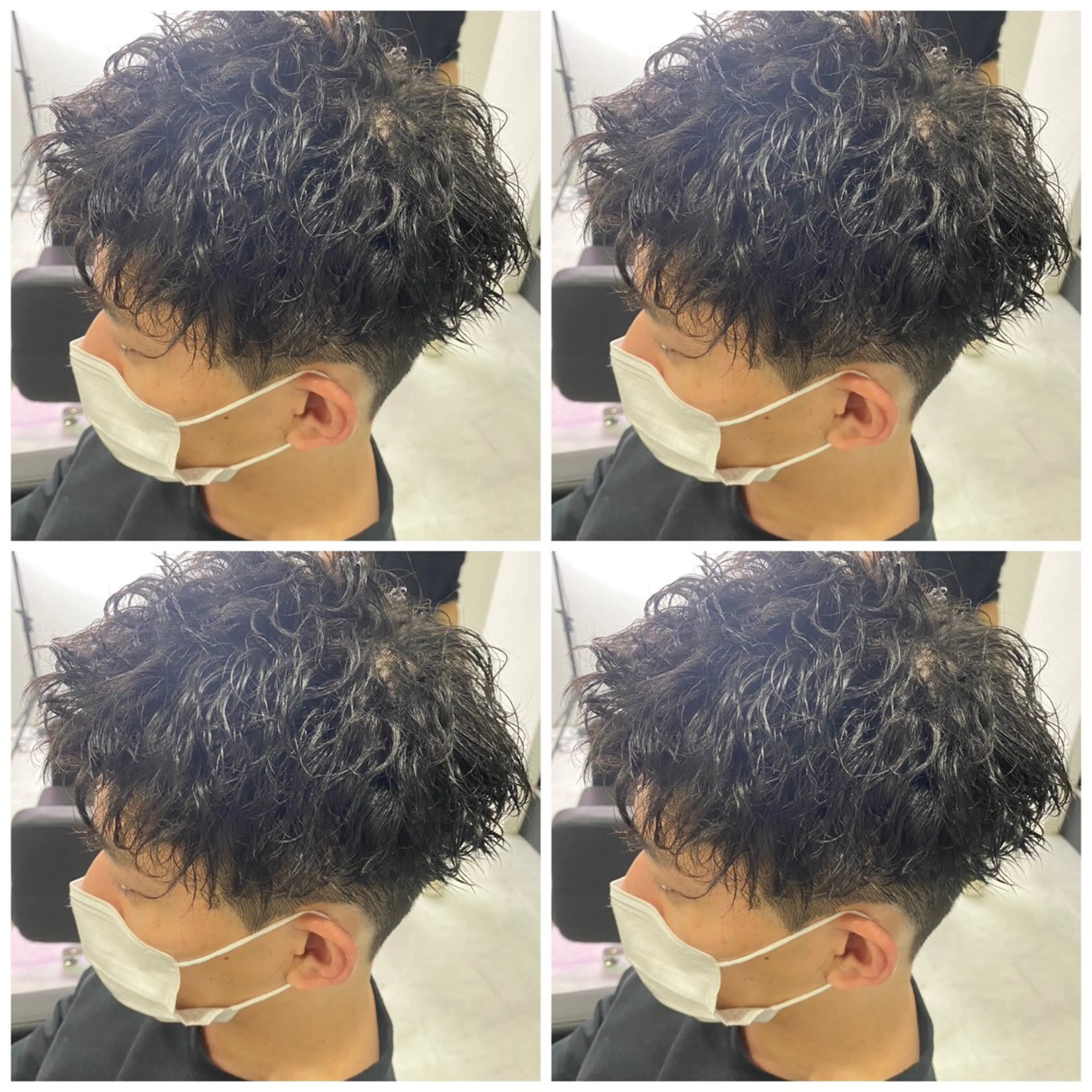 ミディアム メンズ 🔹メンズパーマ× ブリーチ/NORIのヘアスタイル