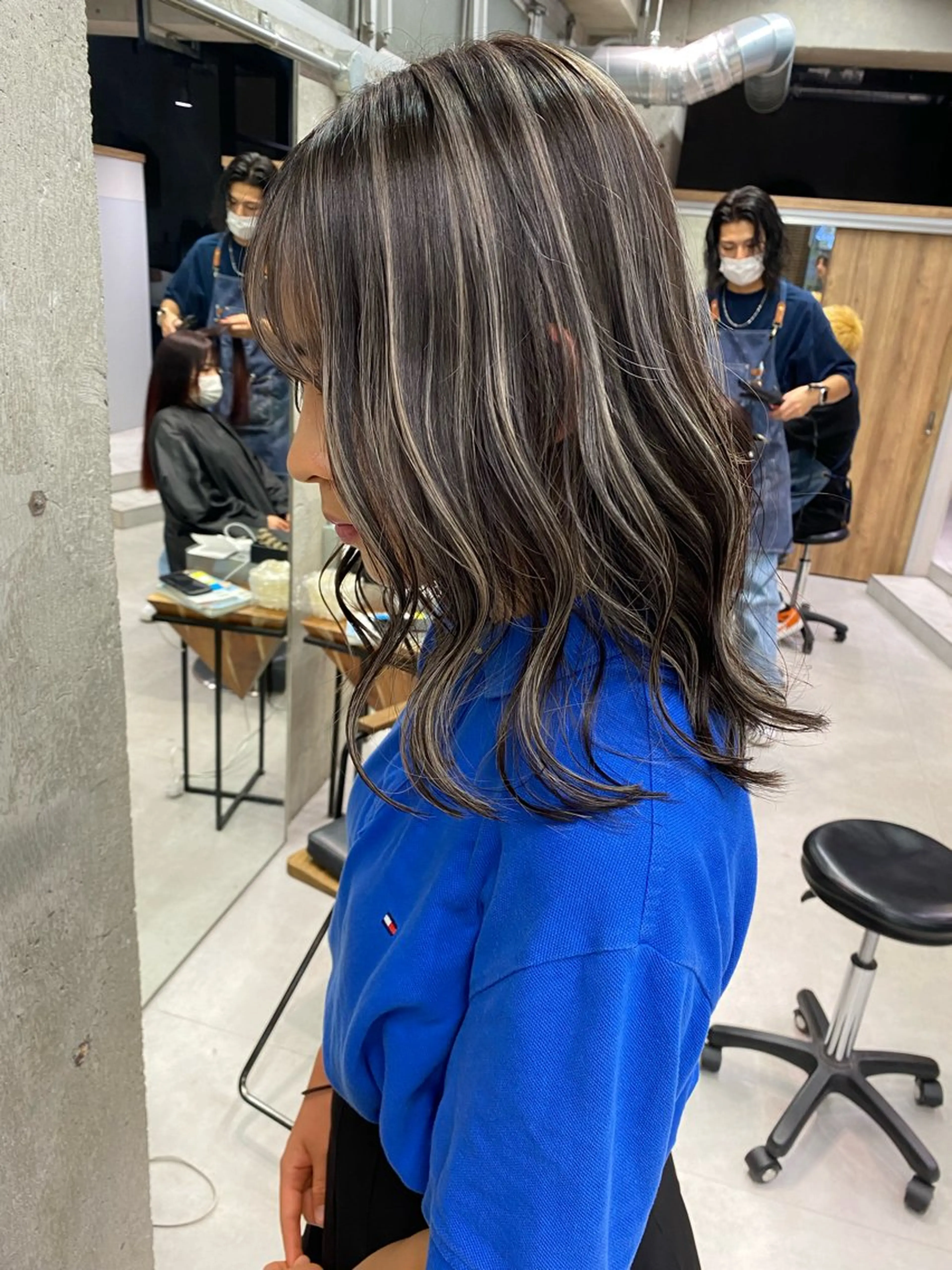 セミロング カラー ヘアカラー カラー /shinri🌴のヘアスタイル
