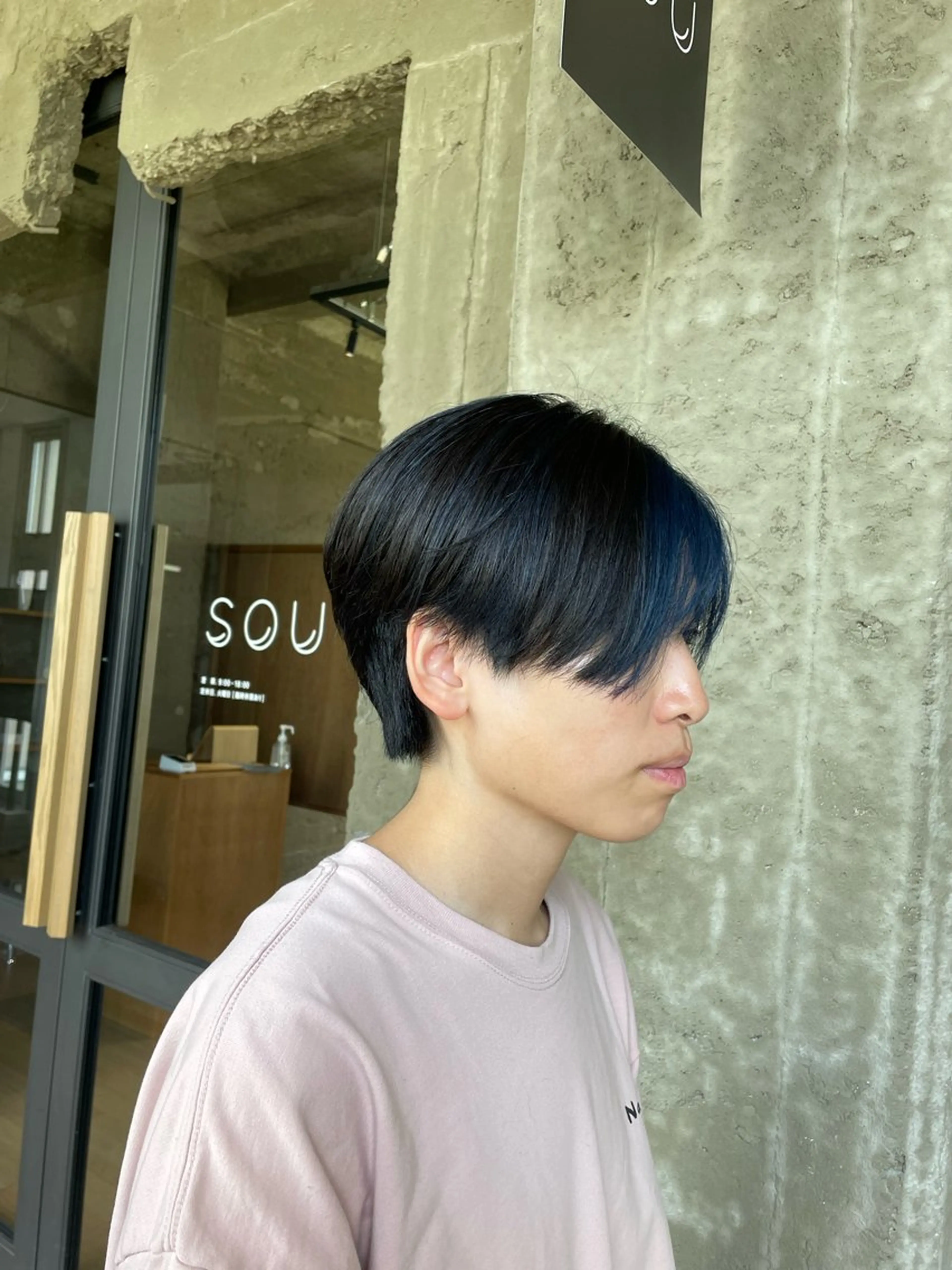 ショート カラー ハイライトカラー ハイライト ヘアカラー SOU所属・ふるかわ れなのヘアスタイル