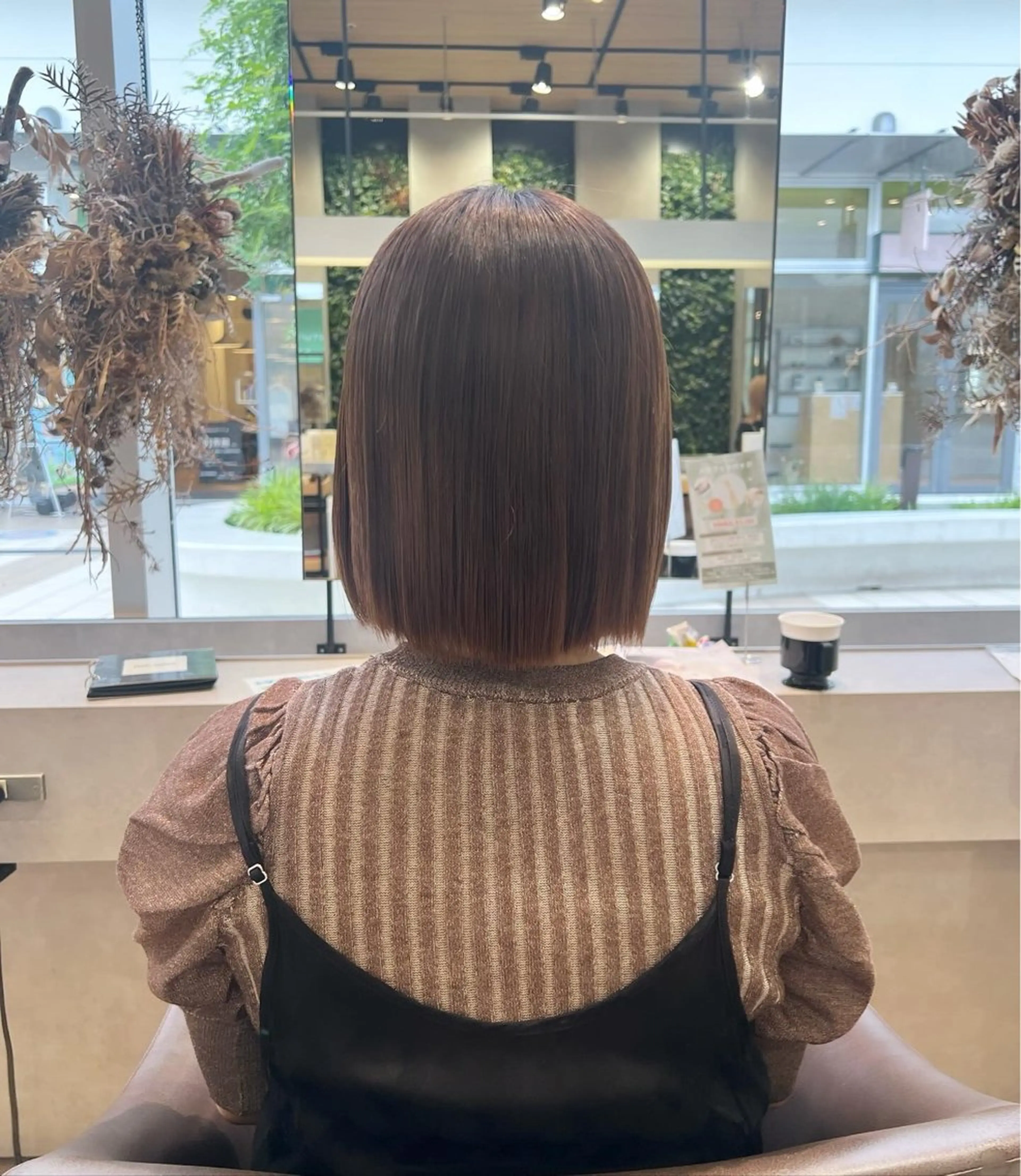 ミディアム パーマ 酸性ストレート ストレートパーマ カット 縮毛矯正 🫧Ai/ ロロネー森ノ宮💖のヘアスタイル