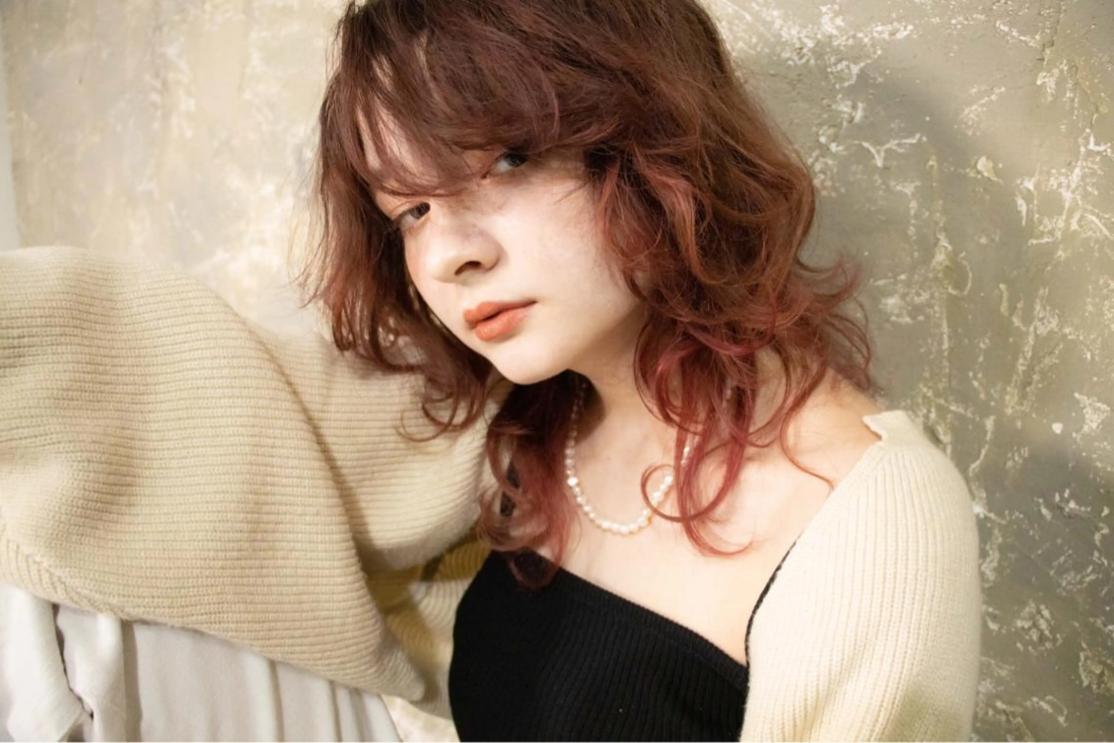 カラー 水島 悠香子のヘアスタイル