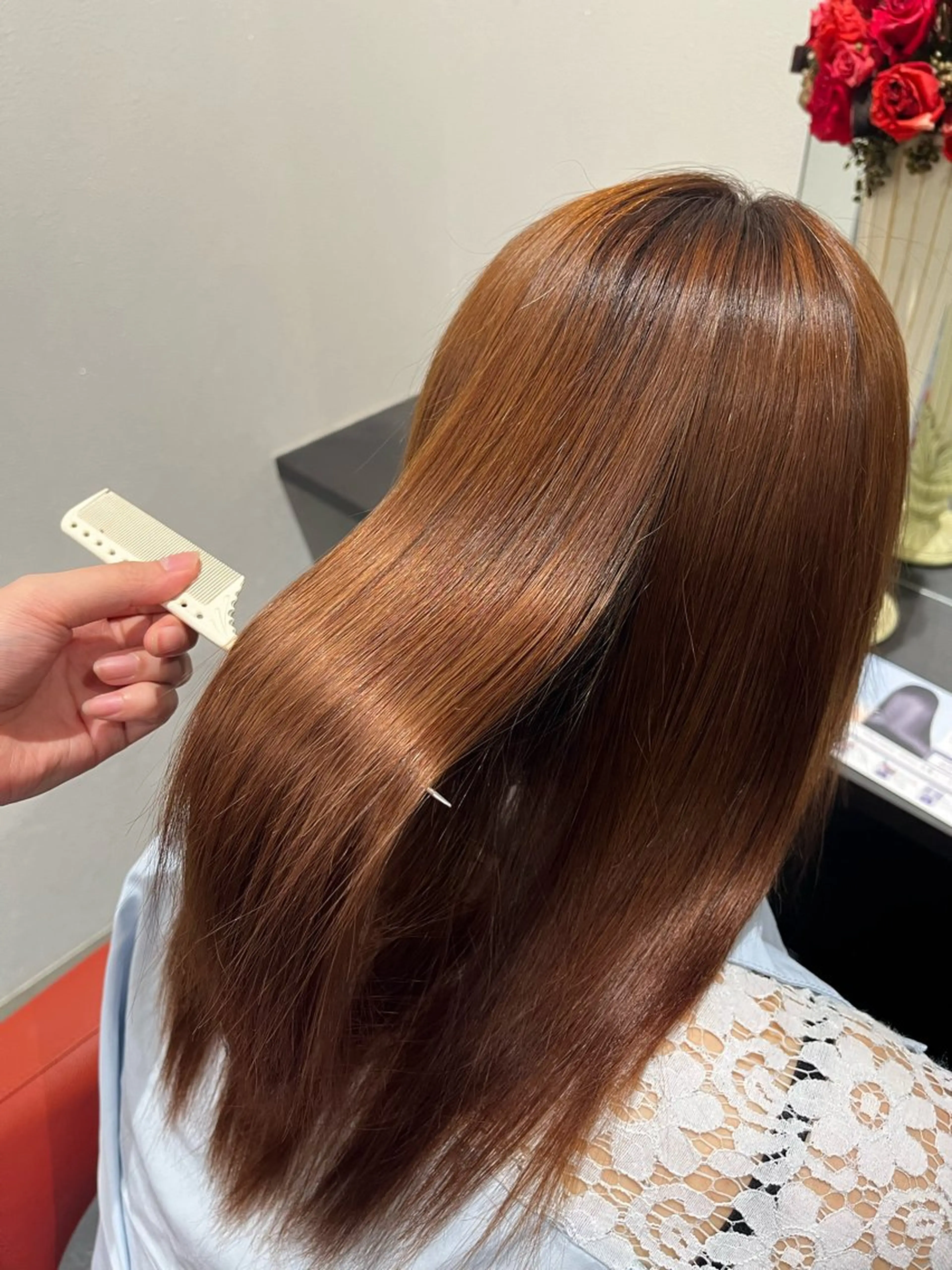 カラー ヘアカラー トリートメント ヴァンカウンシル岐阜所属・沢木 陽菜のヘアスタイル
