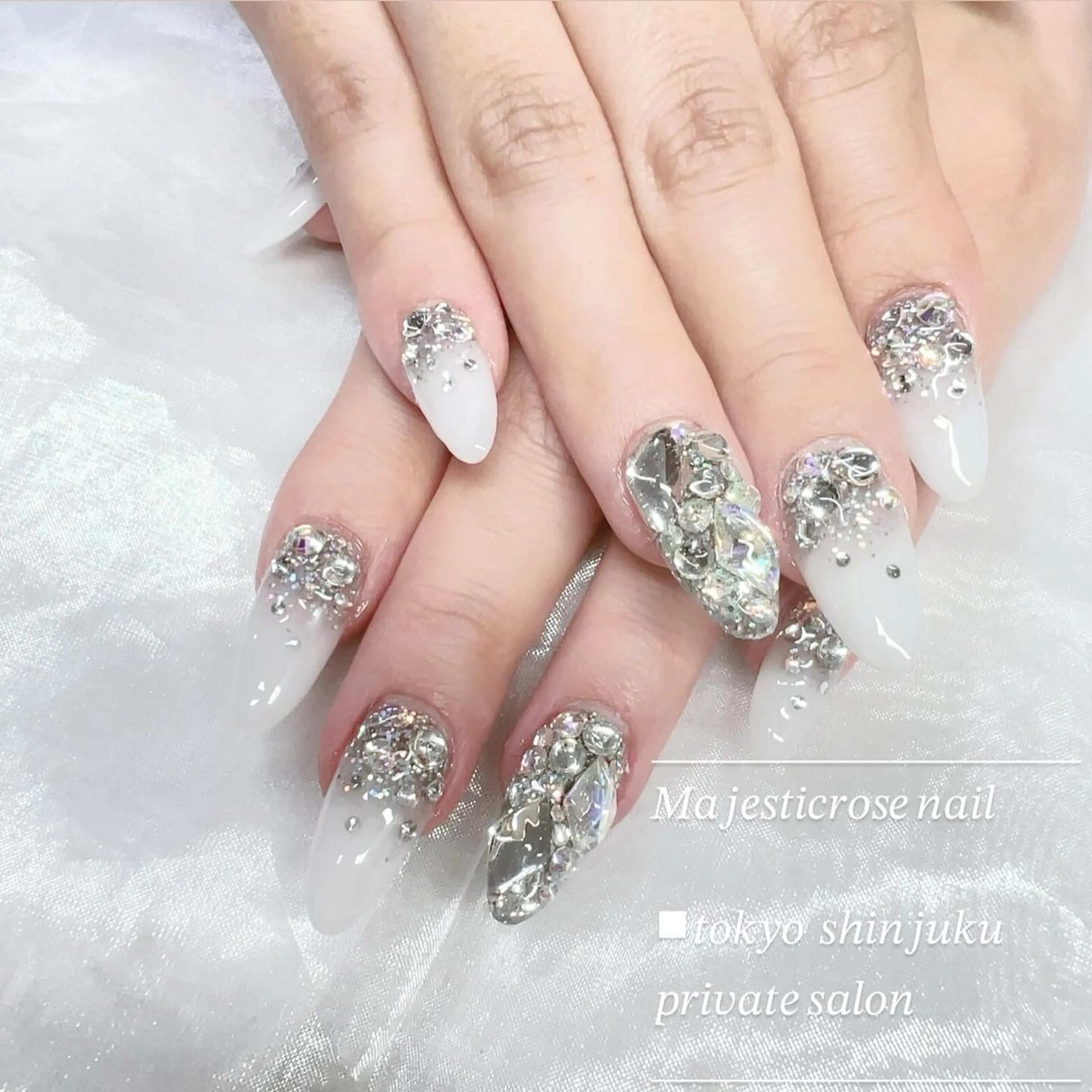 ネイル スカルプネイル ハンドネイル Majesticrose_nail所属・Majestic nailのネイルデザイン