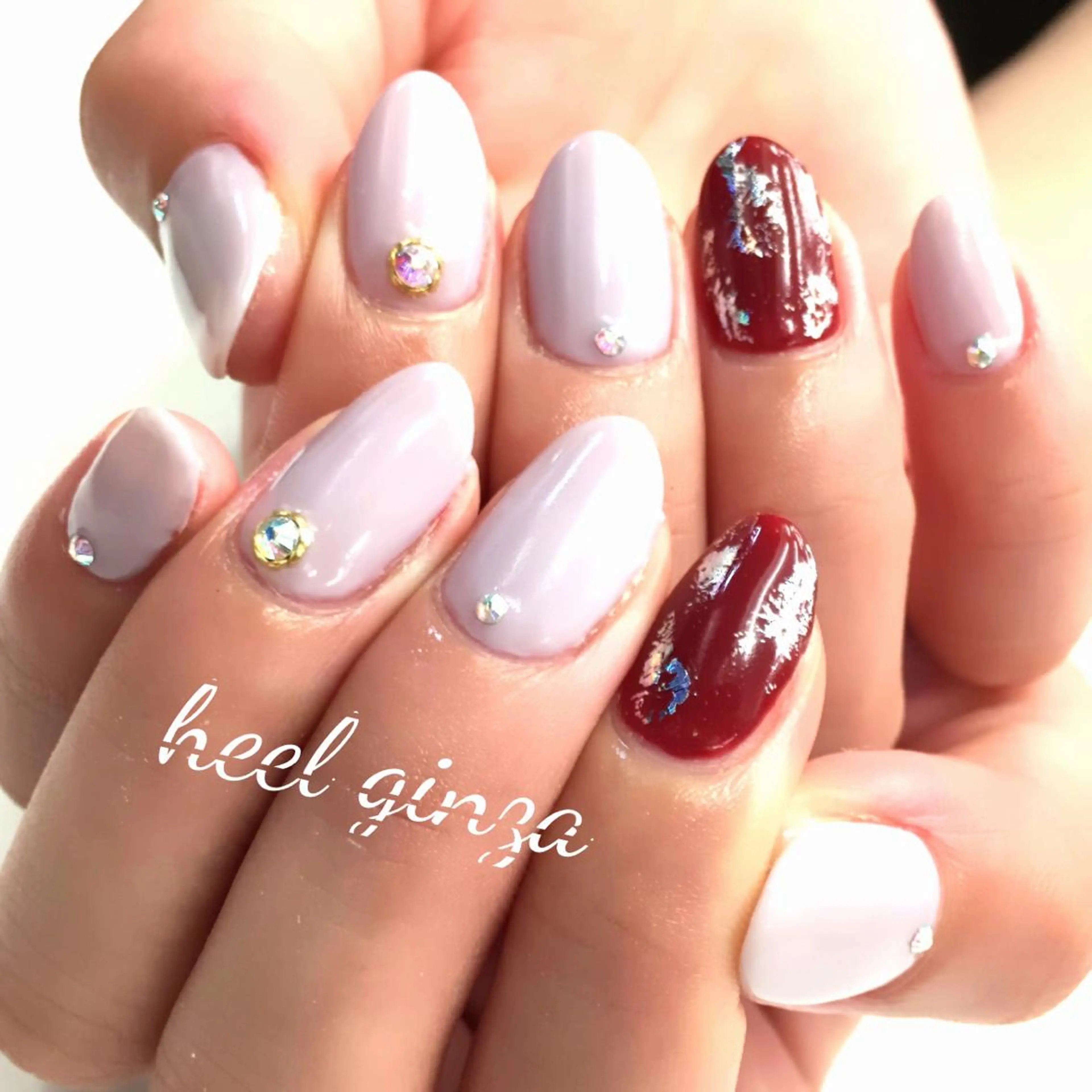 ネイル アートネイル ワンカラーネイル miel nailのネイルデザイン
