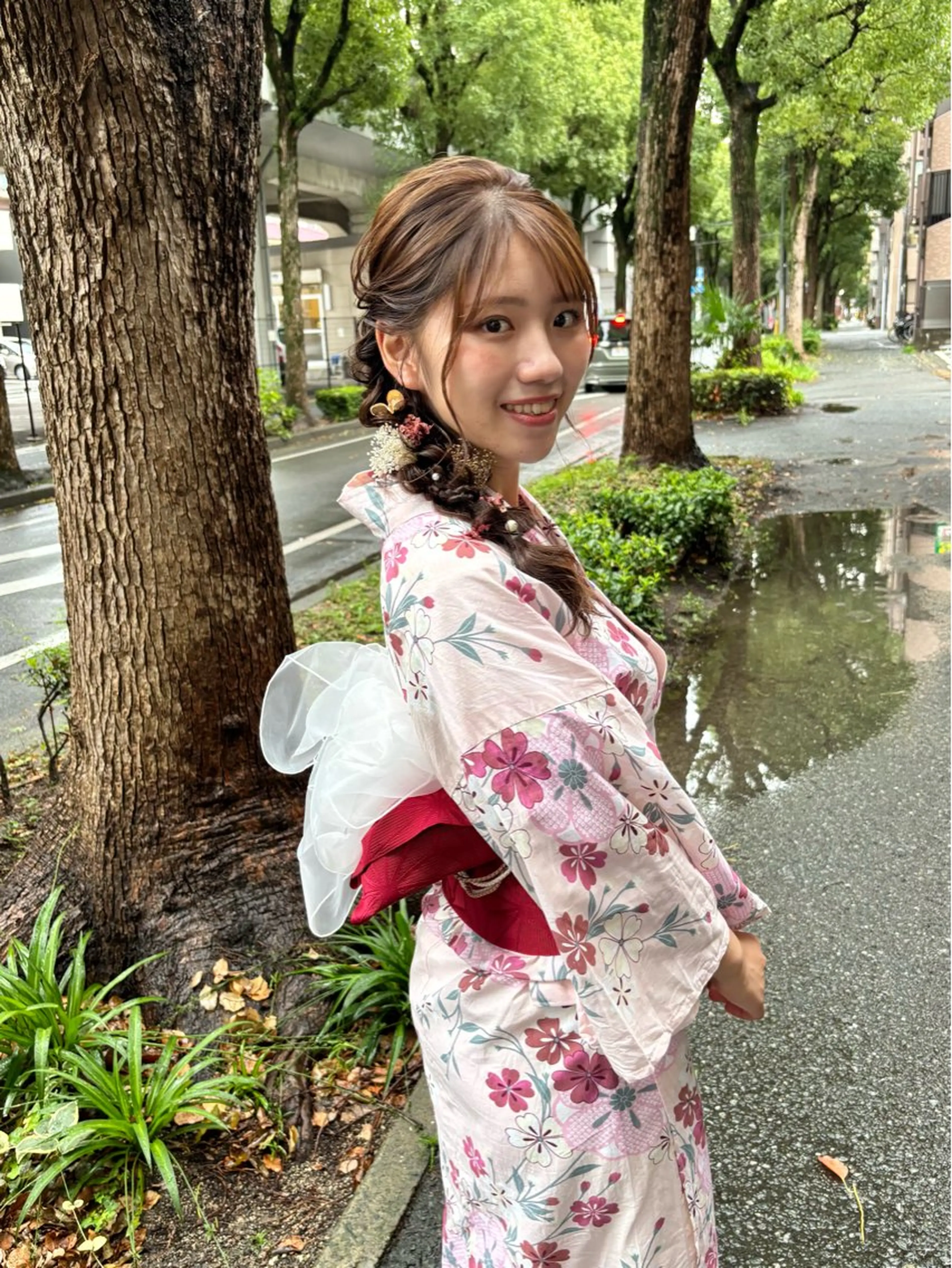 ロング ヘアアレンジ 浴衣 ヘアセット bright所属・miku ヘアセット/着付けのヘアスタイル