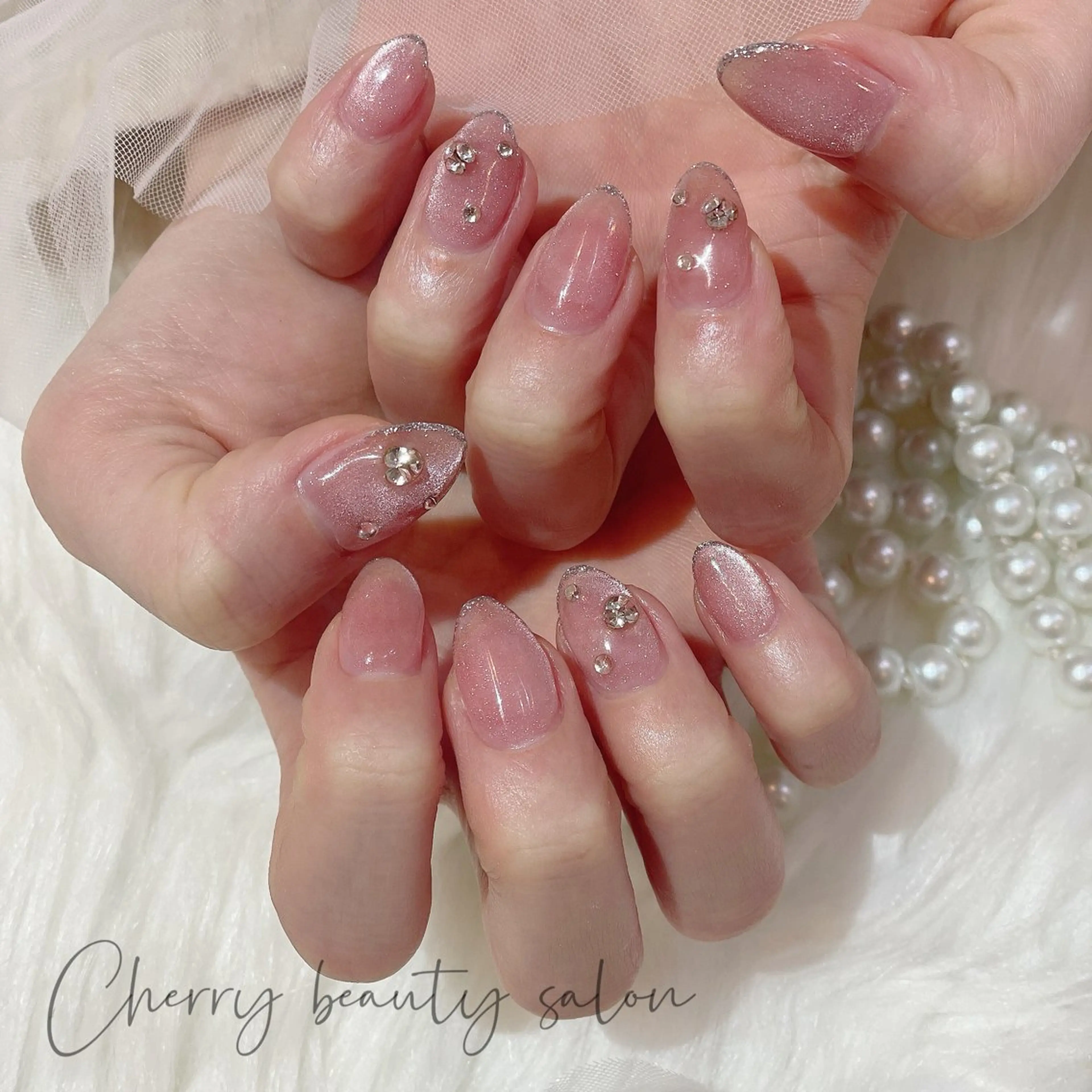 ネイル ハンドネイル ハンドケア SAKURA 🍒のネイルデザイン