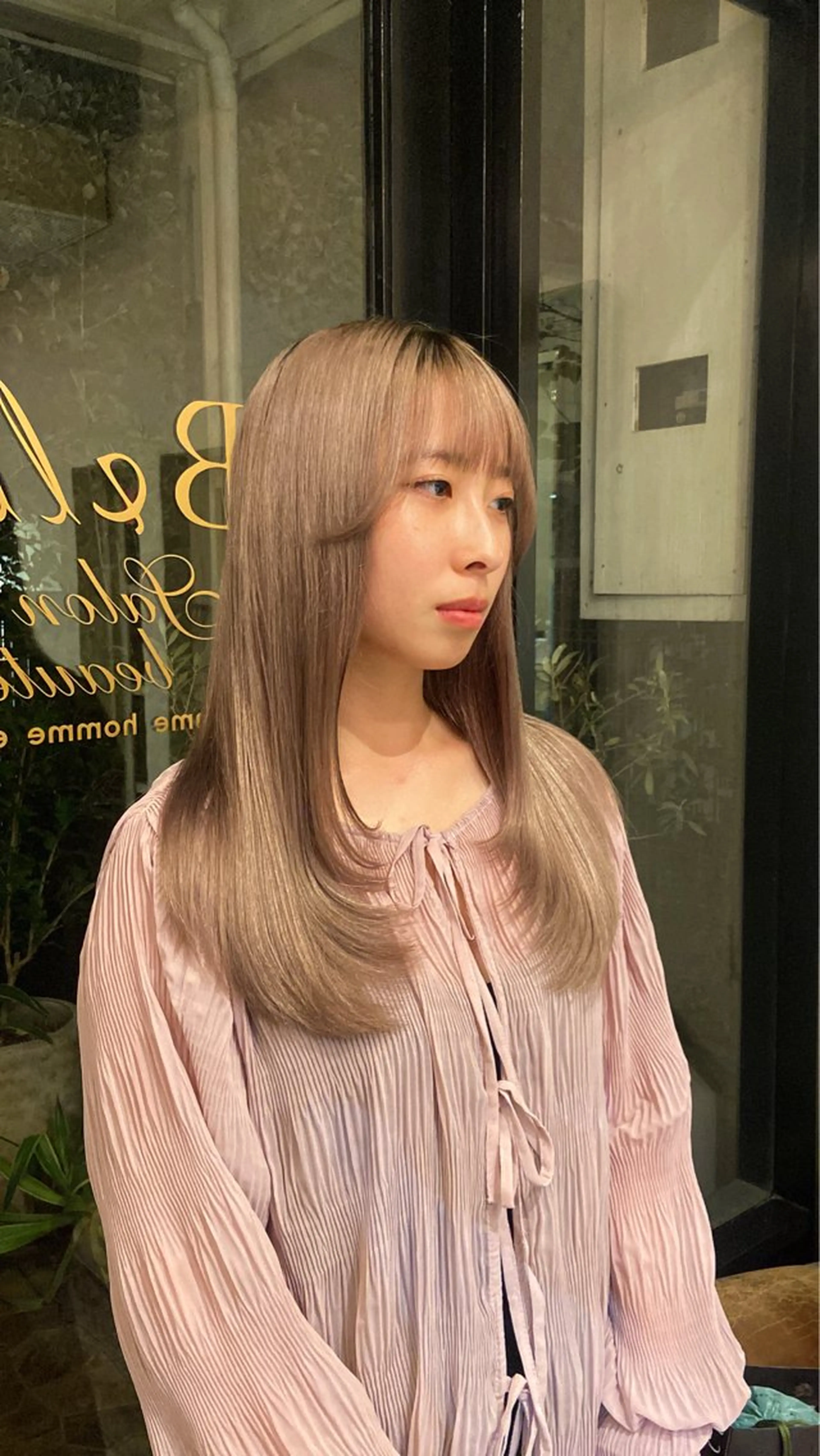 ロング カラー ブリーチ ダメージレス美容師 🌱水島侑理のヘアスタイル