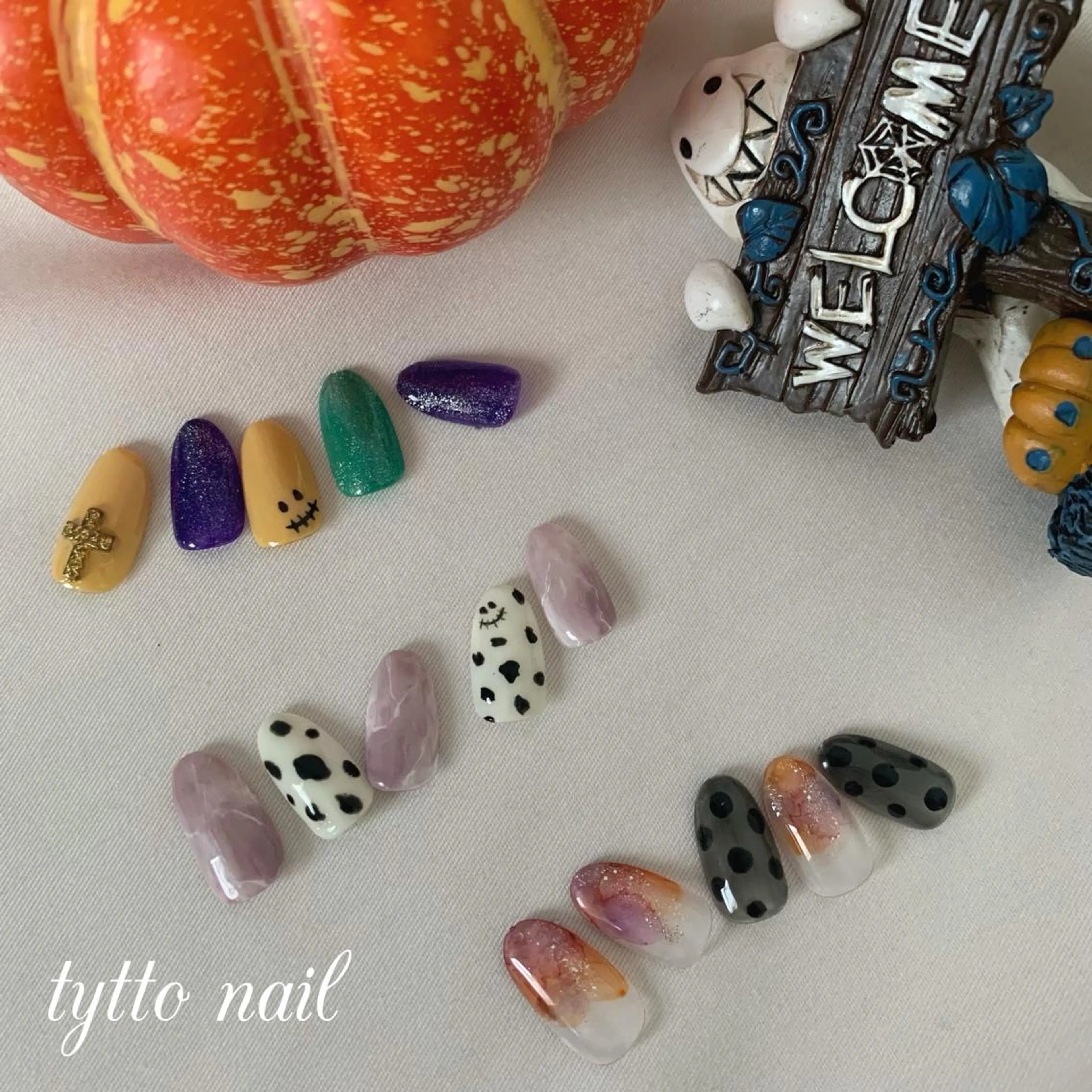 ネイル ハロウィン ハンドネイル tytto nail ❤︎‪‪eri‪‪のネイルデザイン
