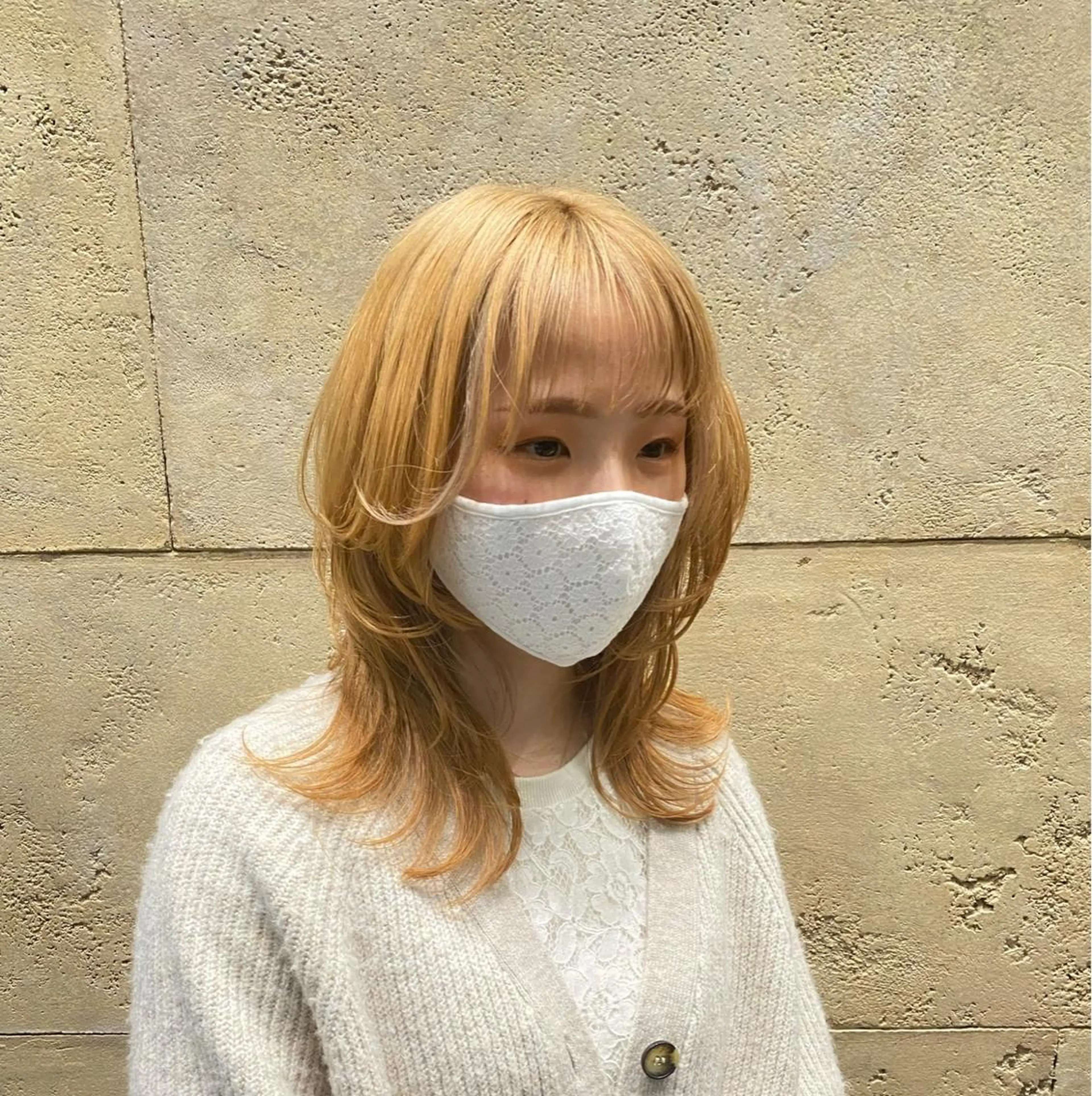 ミディアム カラー ボブ 伸ばしかけ レイヤーカット ウルフカット カット トリートメント 🌹古川暁 髪質改善縮毛矯正🌹のヘアスタイル
