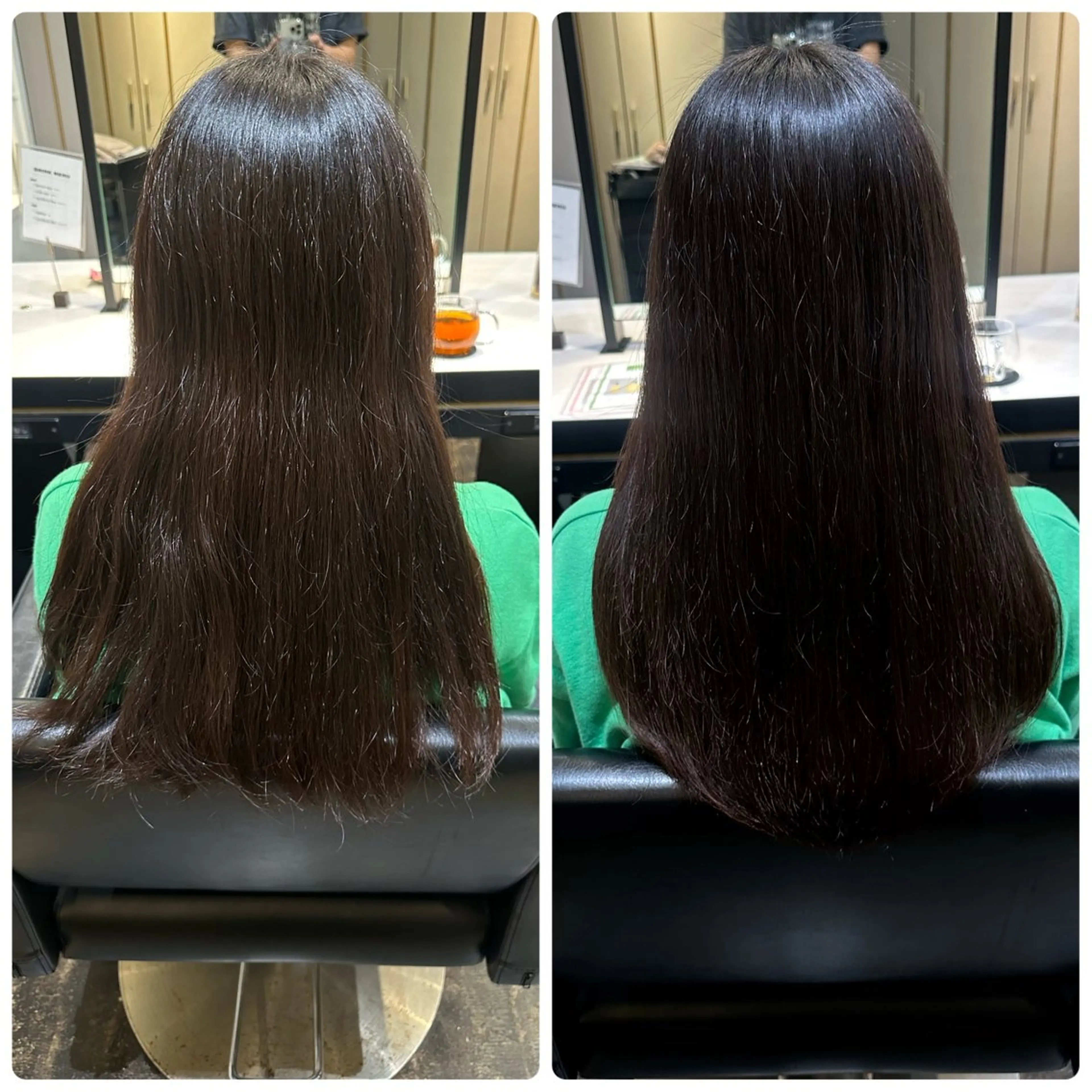 ロング 縮毛矯正 ENORE銀座店所属・👑髪質改善/ カット👑拓海のヘアスタイル