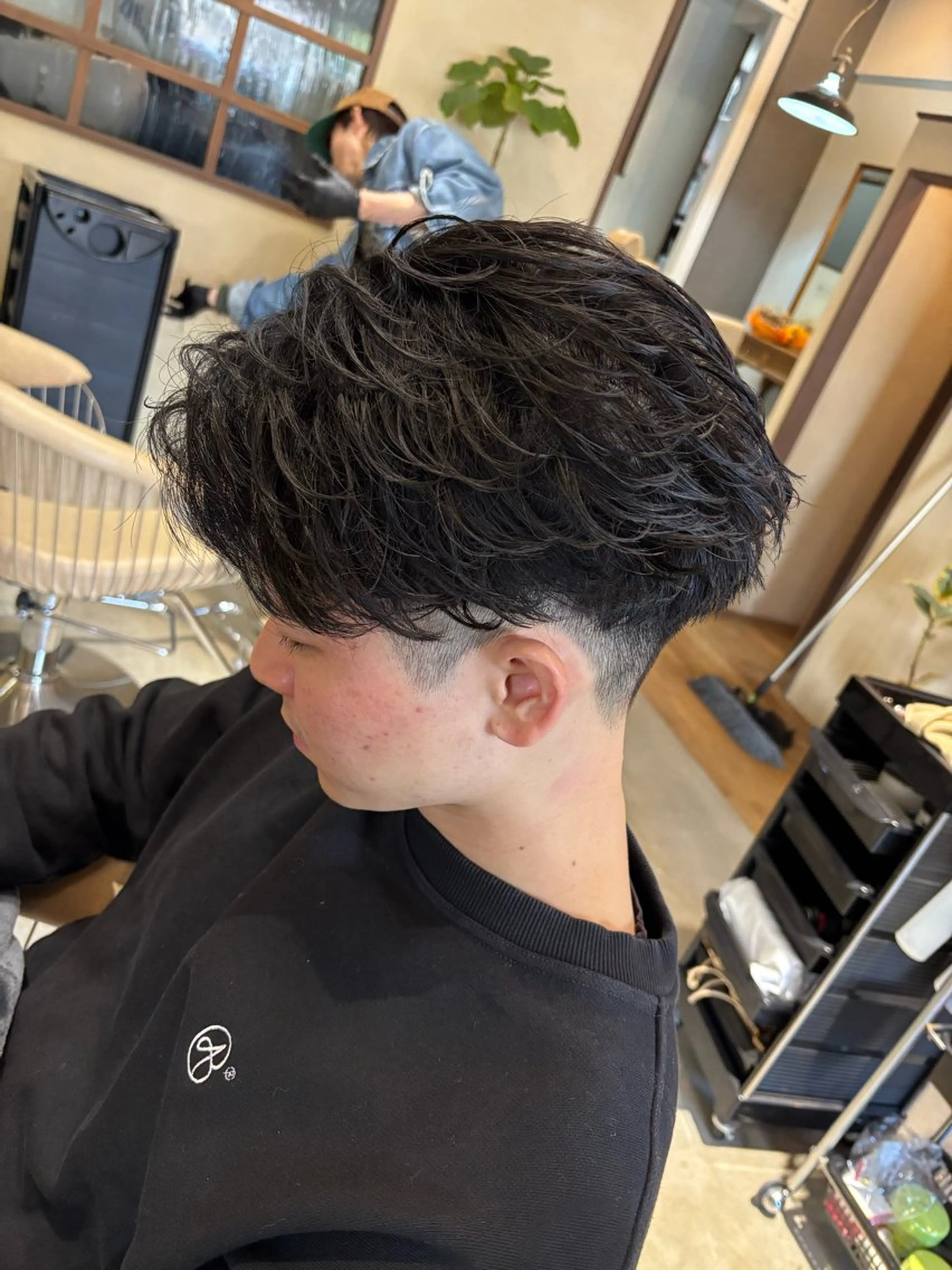 ショート メンズ カット パーマ 鹿児島 TSUBASAのヘアスタイル