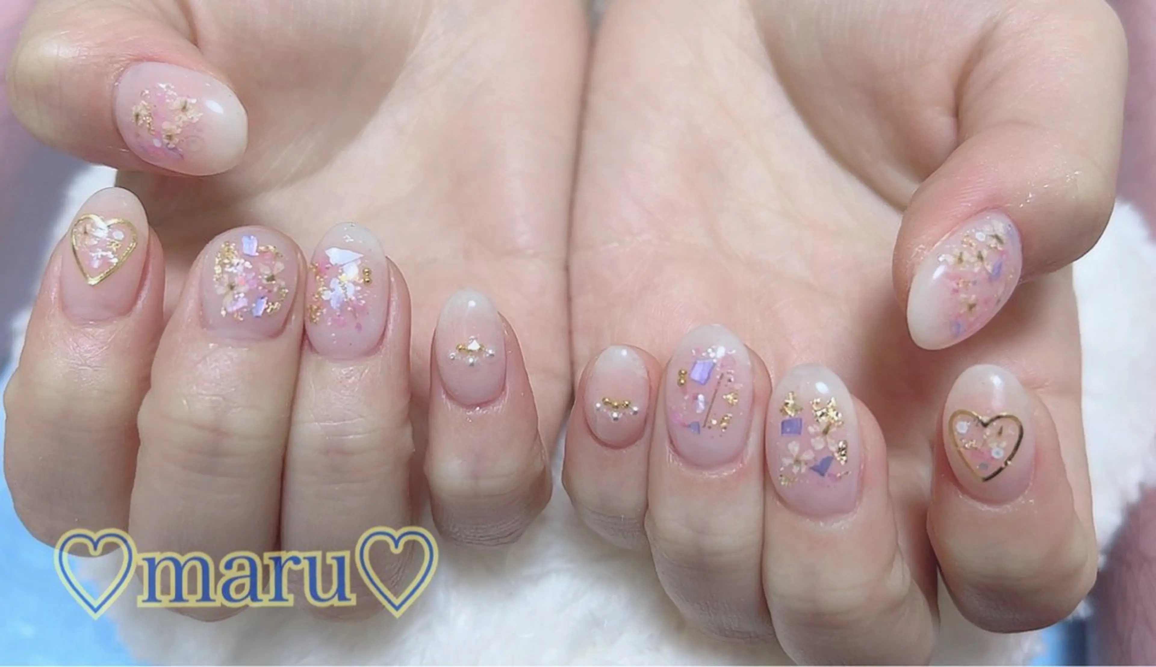 ネイル ハンドネイル フットネイル まるみ ♡のネイルデザイン