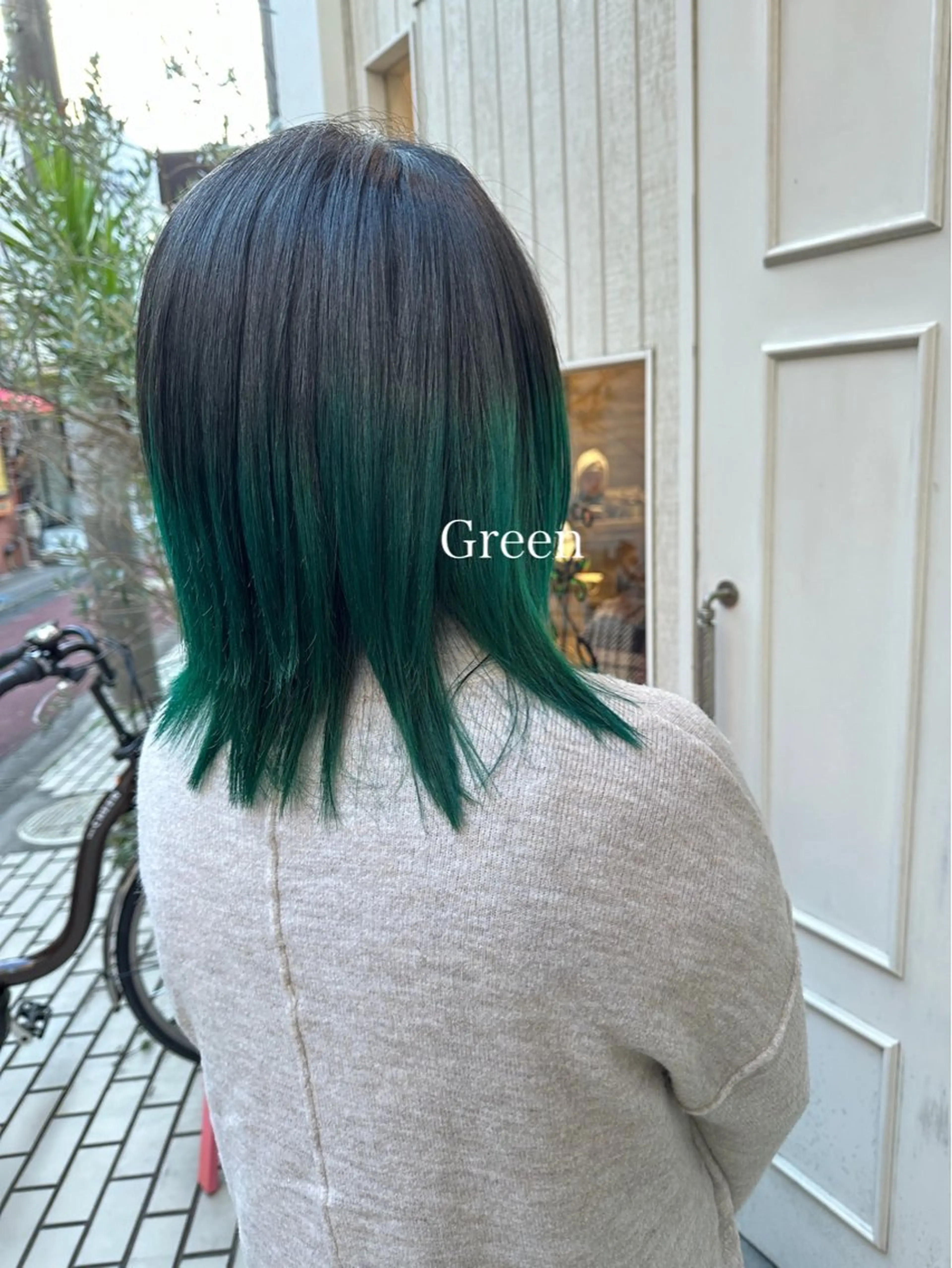 ミディアム カラー ブリーチ ブルーカラー ダブルカラー グラデーションカラー ハイライトカラー 💈Blanco💈 カラー&ケア🌈のヘアスタイル