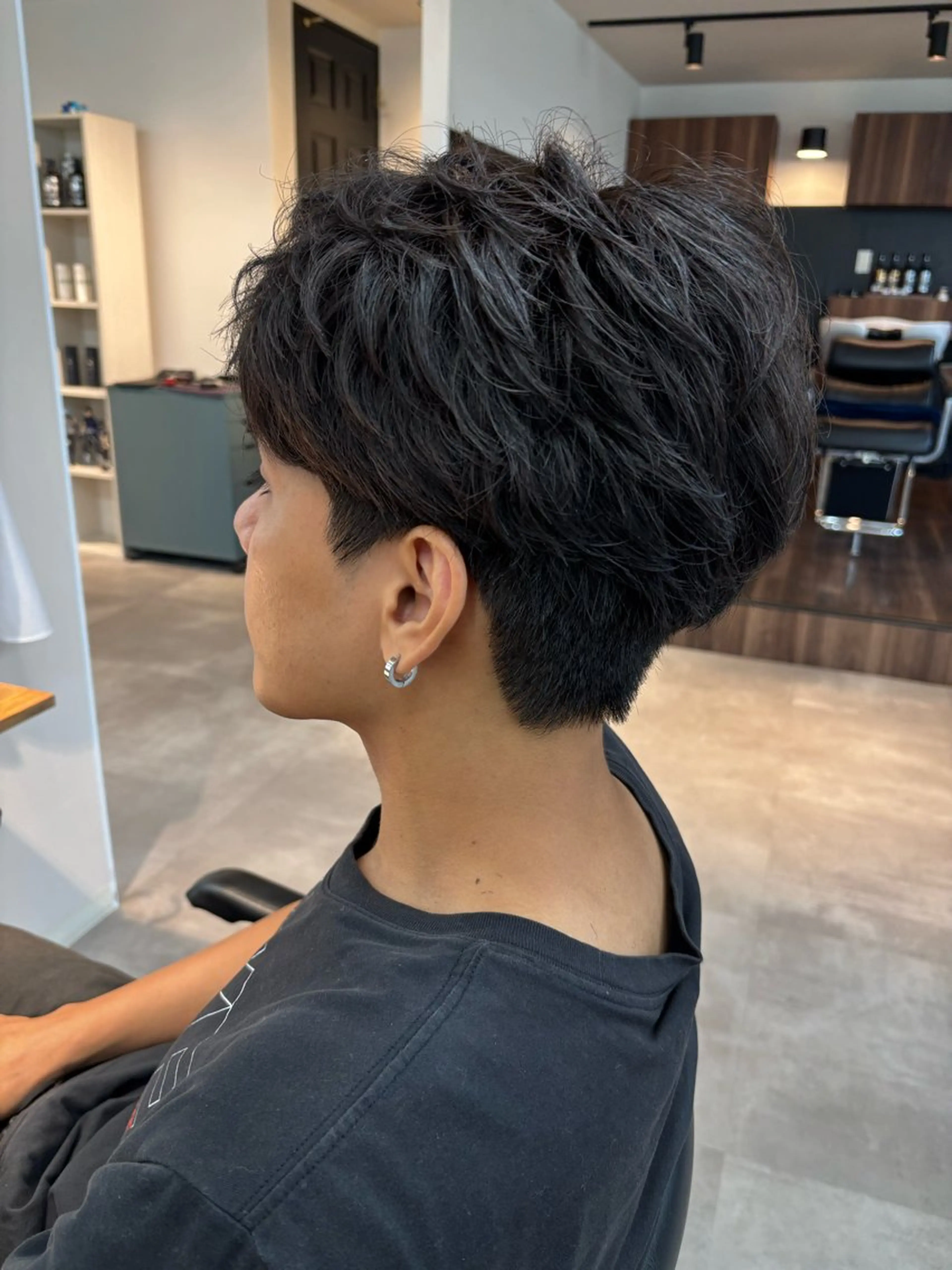パーマ メンズ フェザーパーマ メンズパーマ カット パーマ 保立/メンズカット 千葉駅フェザーパーマのヘアスタイル