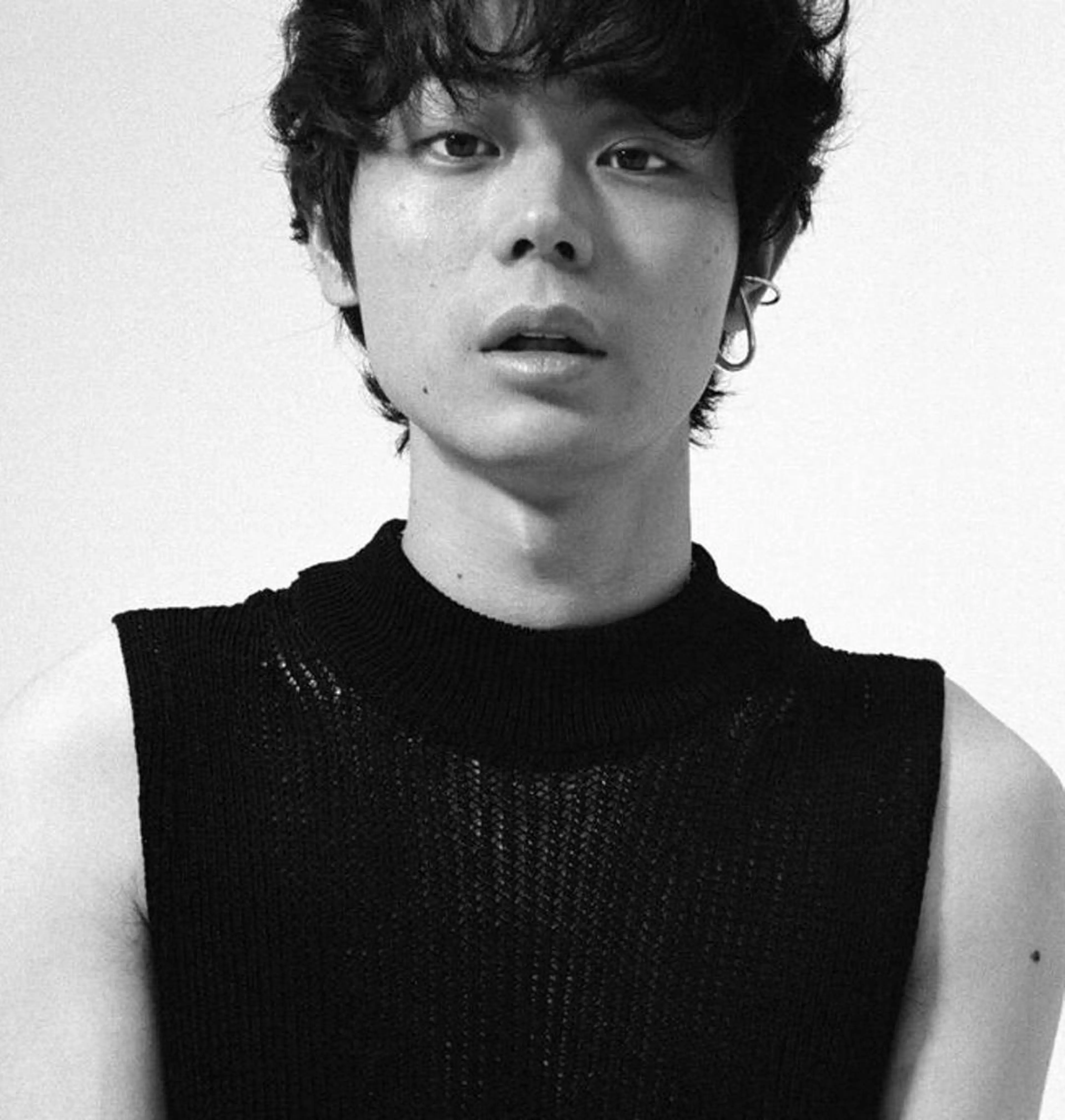 パーマ メンズ メンズパーマ RIN／韓国ヘア レイヤーカットのヘアスタイル