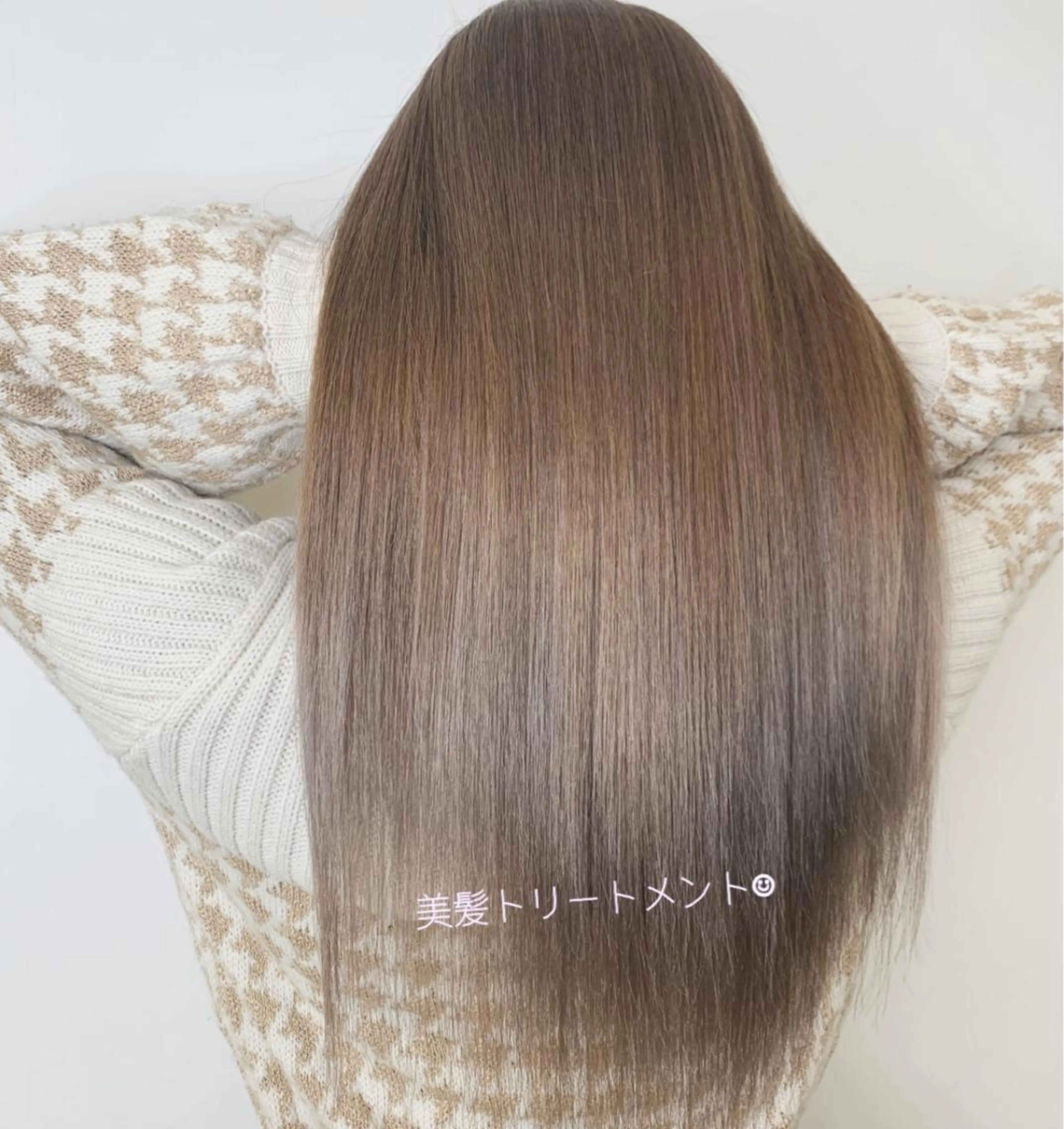 ロング カラー ベージュカラー 髪質改善 トリートメント エクステ　ユノキ リョウタのヘアスタイル