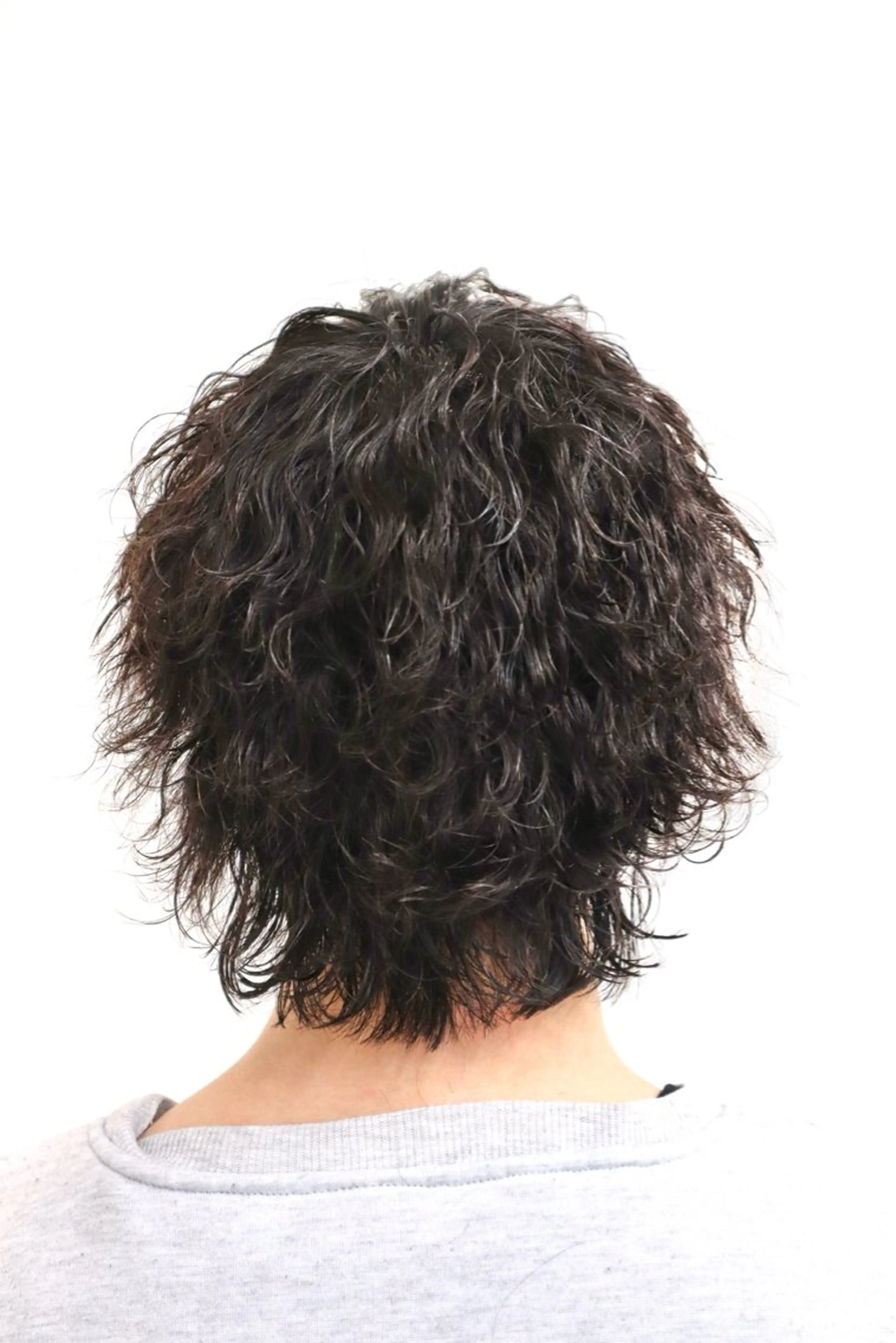 ミディアム パーマ メンズ メンズ特化   西野 晴紀のヘアスタイル
