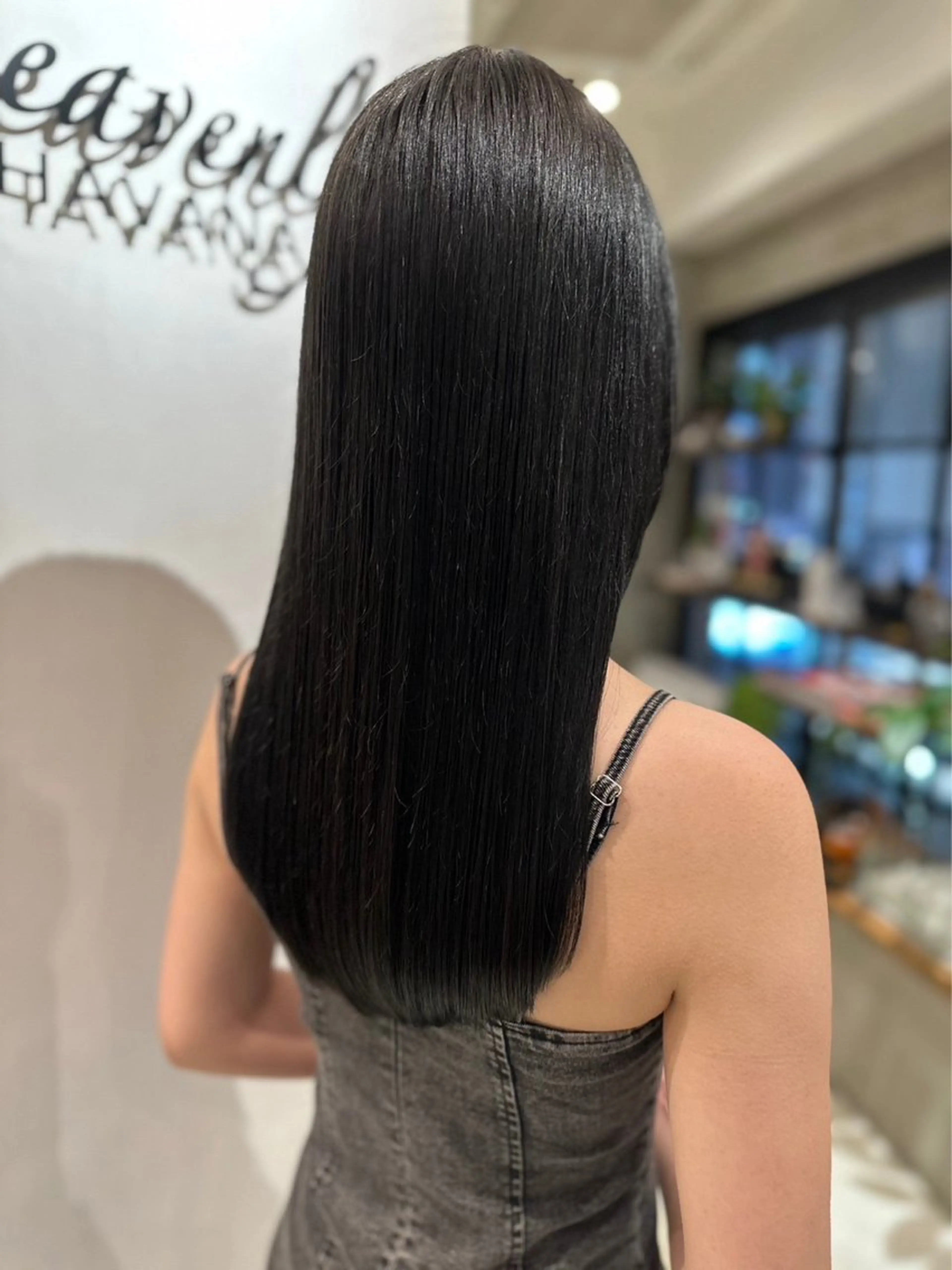 ロング ヘアカラー トリートメント 1HAVANA所属・韓国ヘア/ベージュ カラー/髪質改善/涼のヘアスタイル