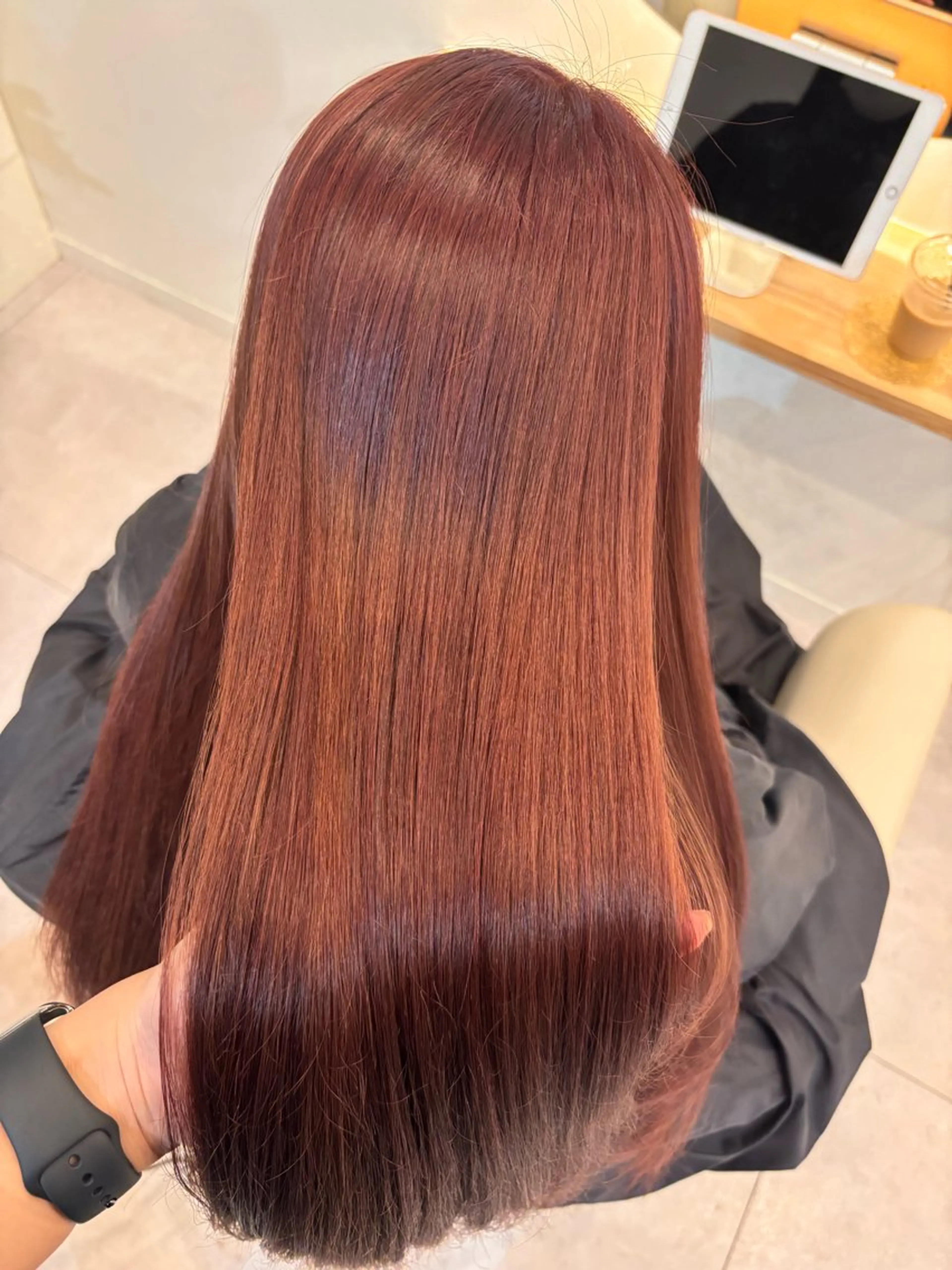 ロング ヘアカラー トリートメント lor.kyoto 奥村みゆきのヘアスタイル