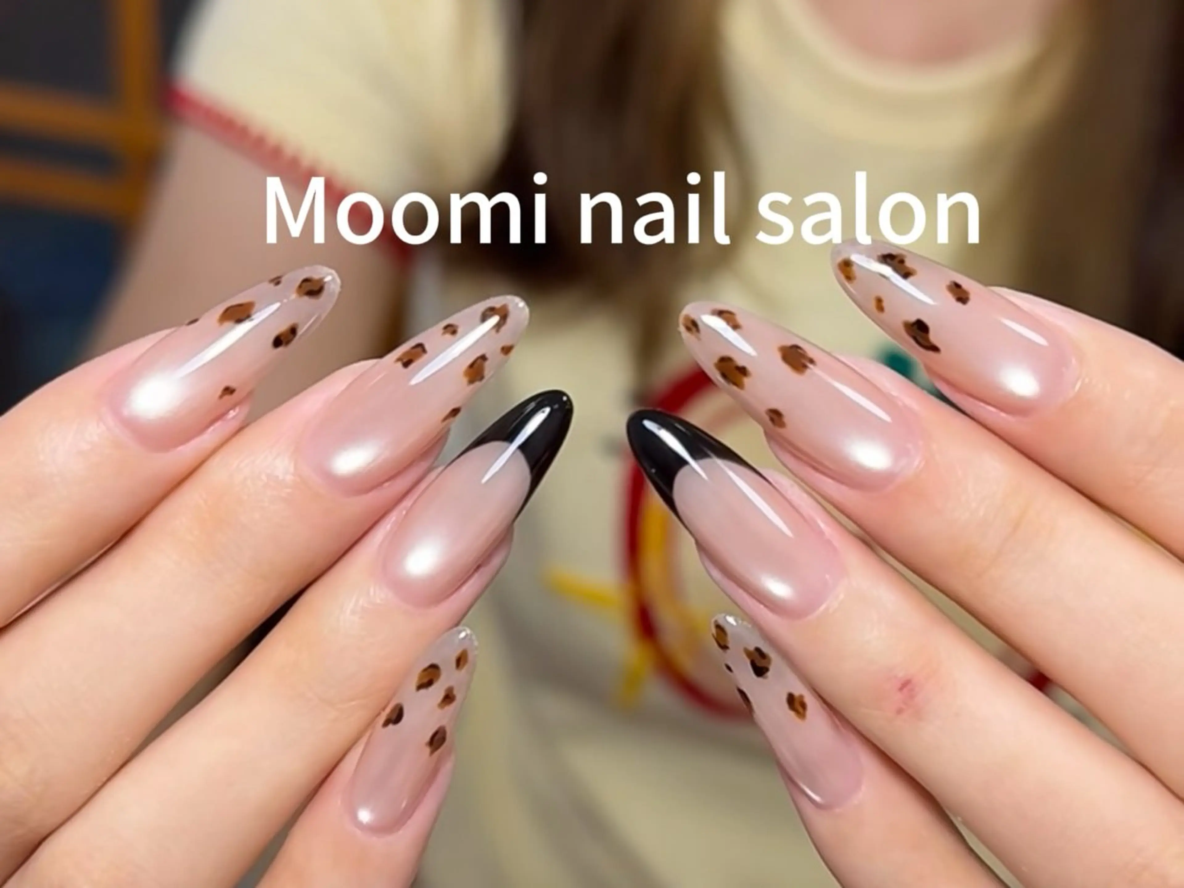 ロング ハンドネイル Moomi あずりのネイルデザイン
