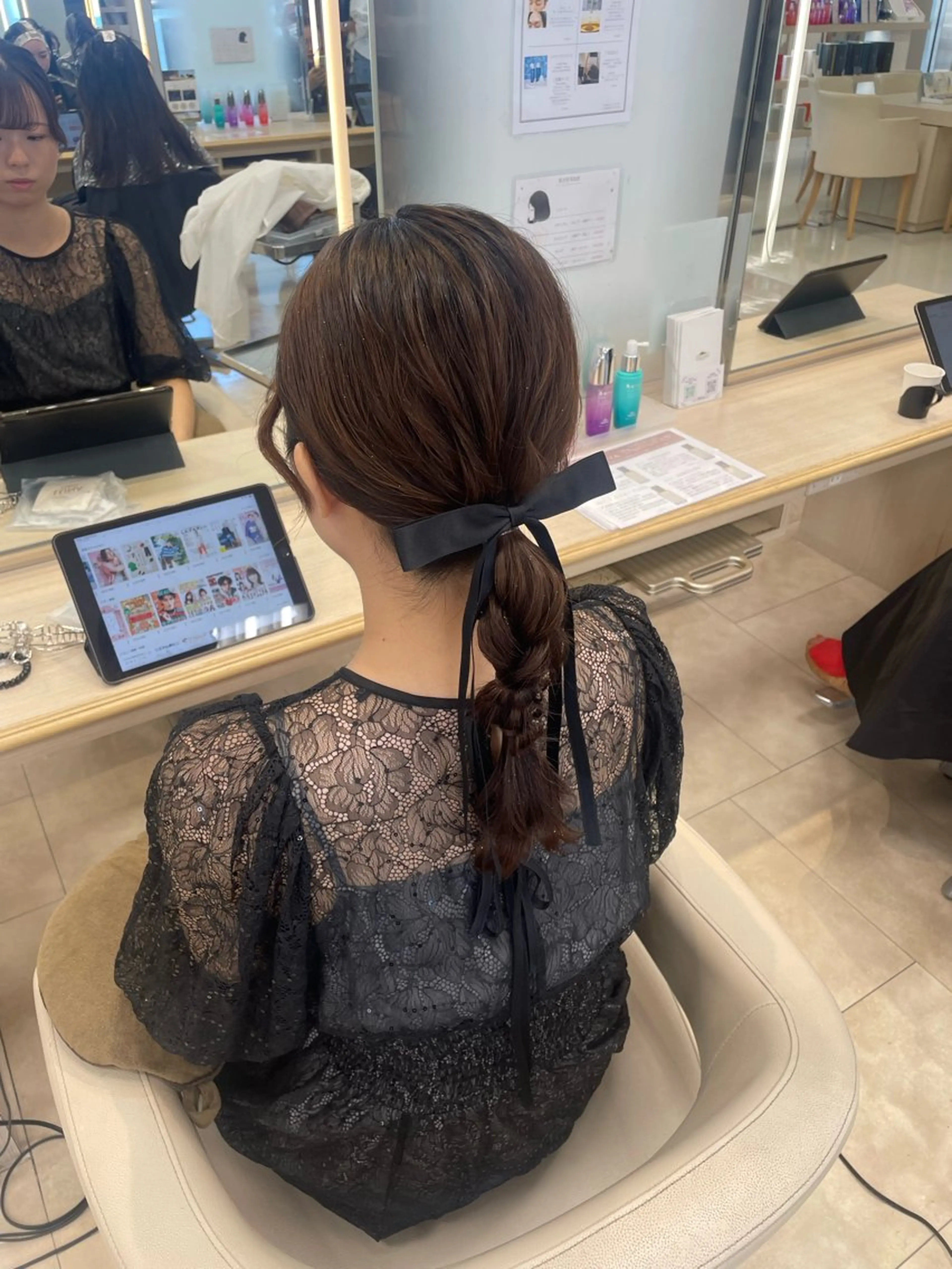 セミロング カラー ヘアアレンジ ボブのスペシャリスト ·˖Reika·˖✩のヘアスタイル