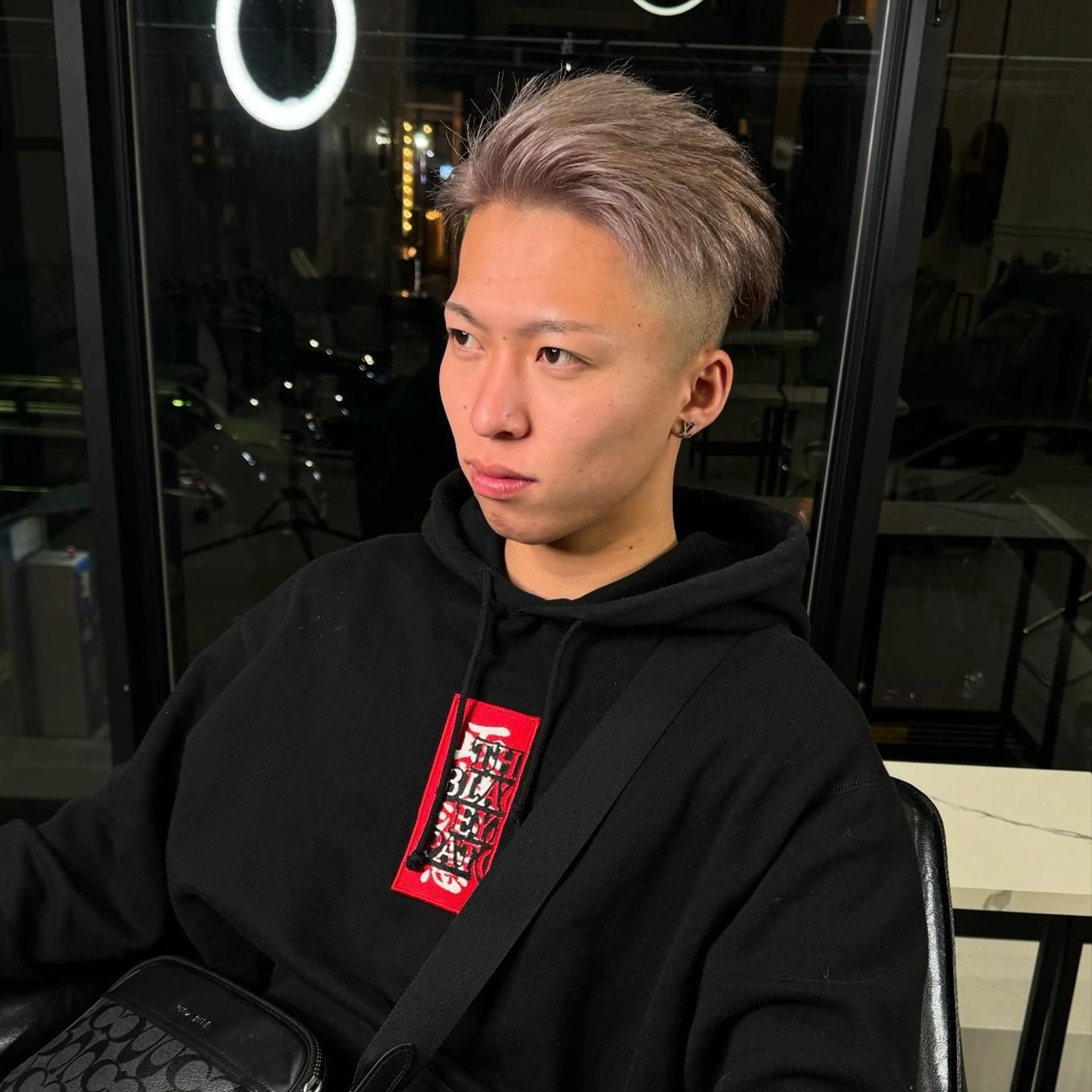 ショート カラー メンズ ヘアカラー Maison Halu YUKIのヘアスタイル