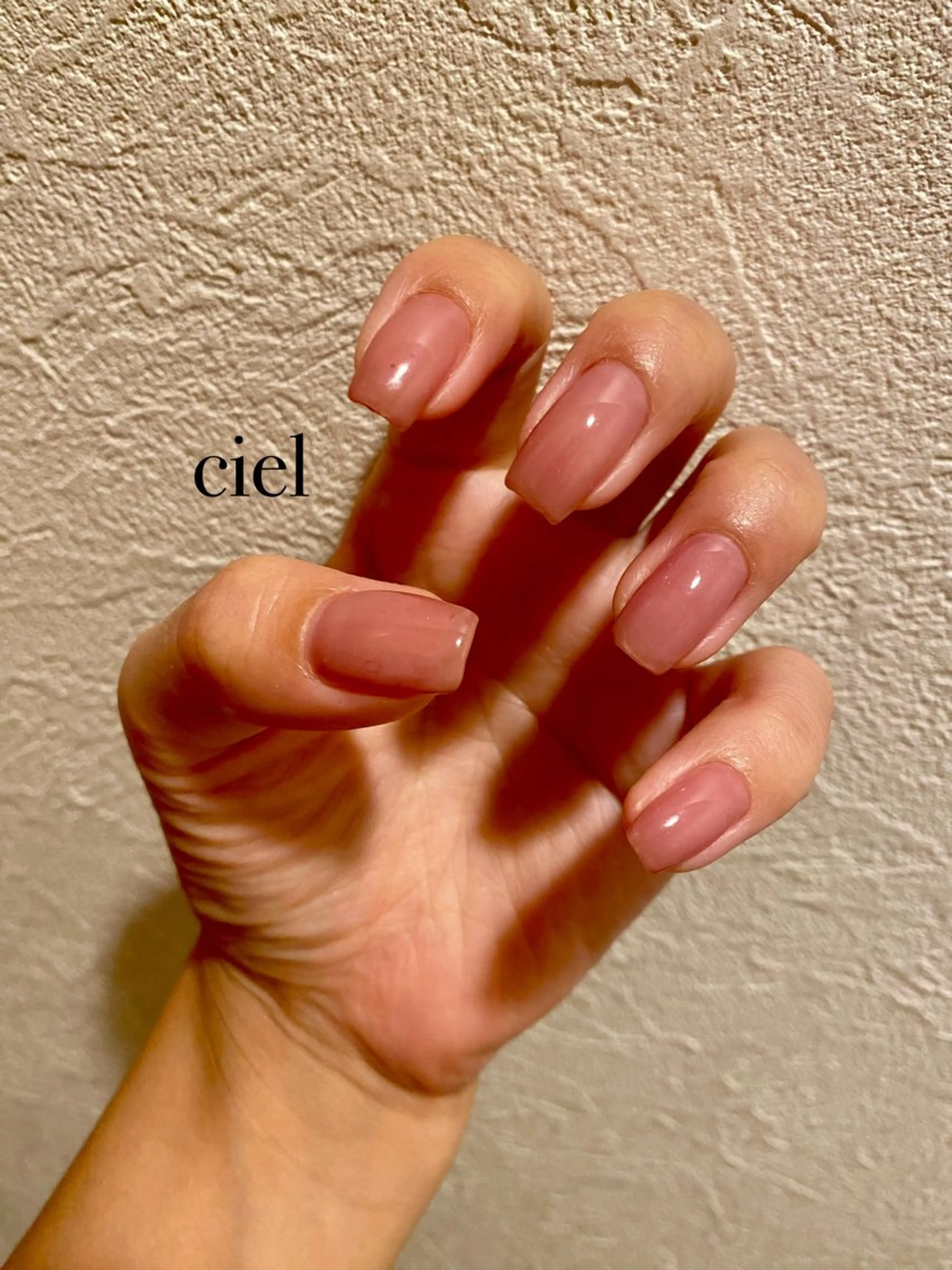 ネイル ワンカラーネイル ciel所属・ciel mioのネイルデザイン