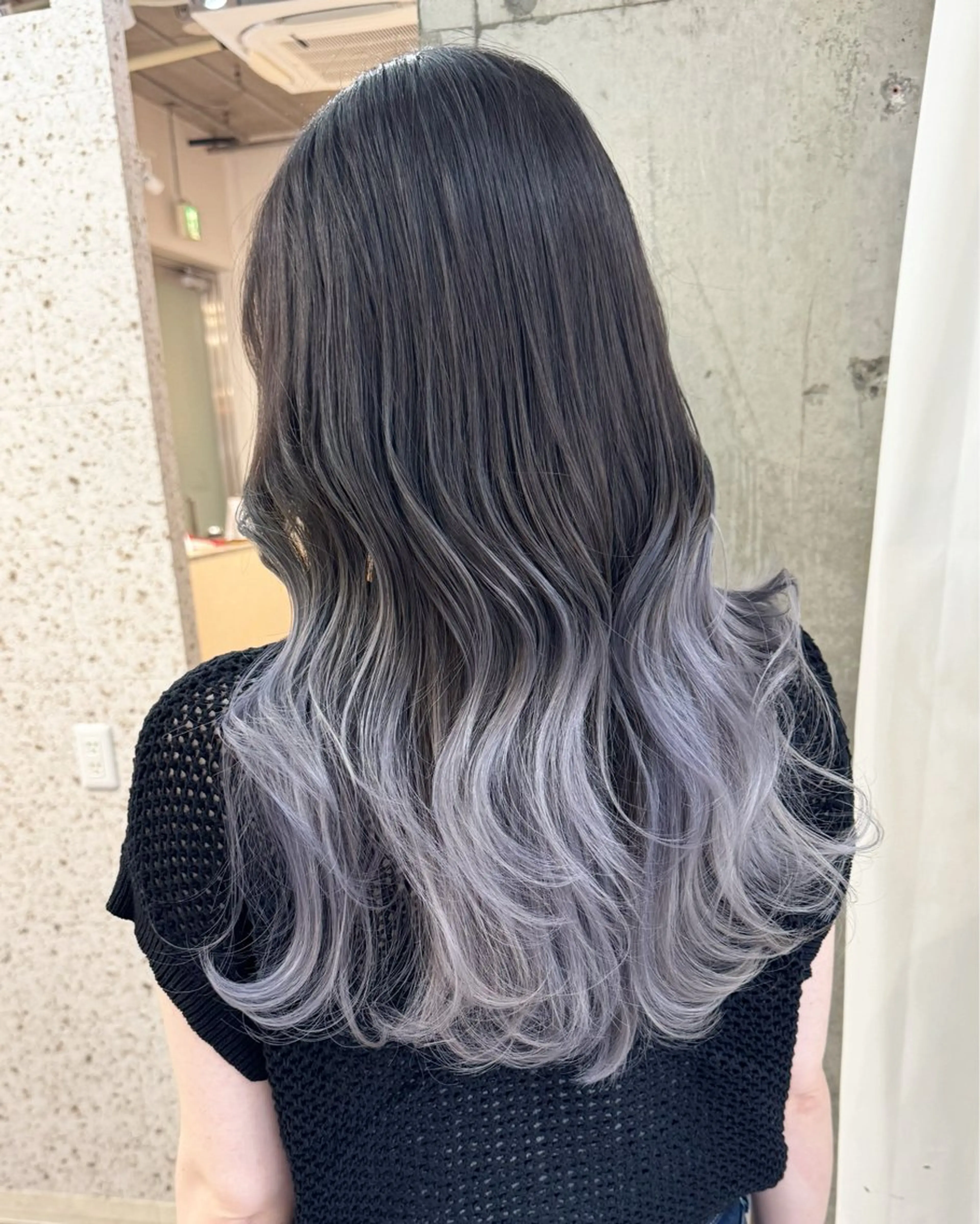 ロング カラー ブリーチ ケアブリーチ ダブルカラー グラデーションカラー ハイライトカラー ヘアカラー トリートメント lani 天神大名/ブリーチのヘアスタイル