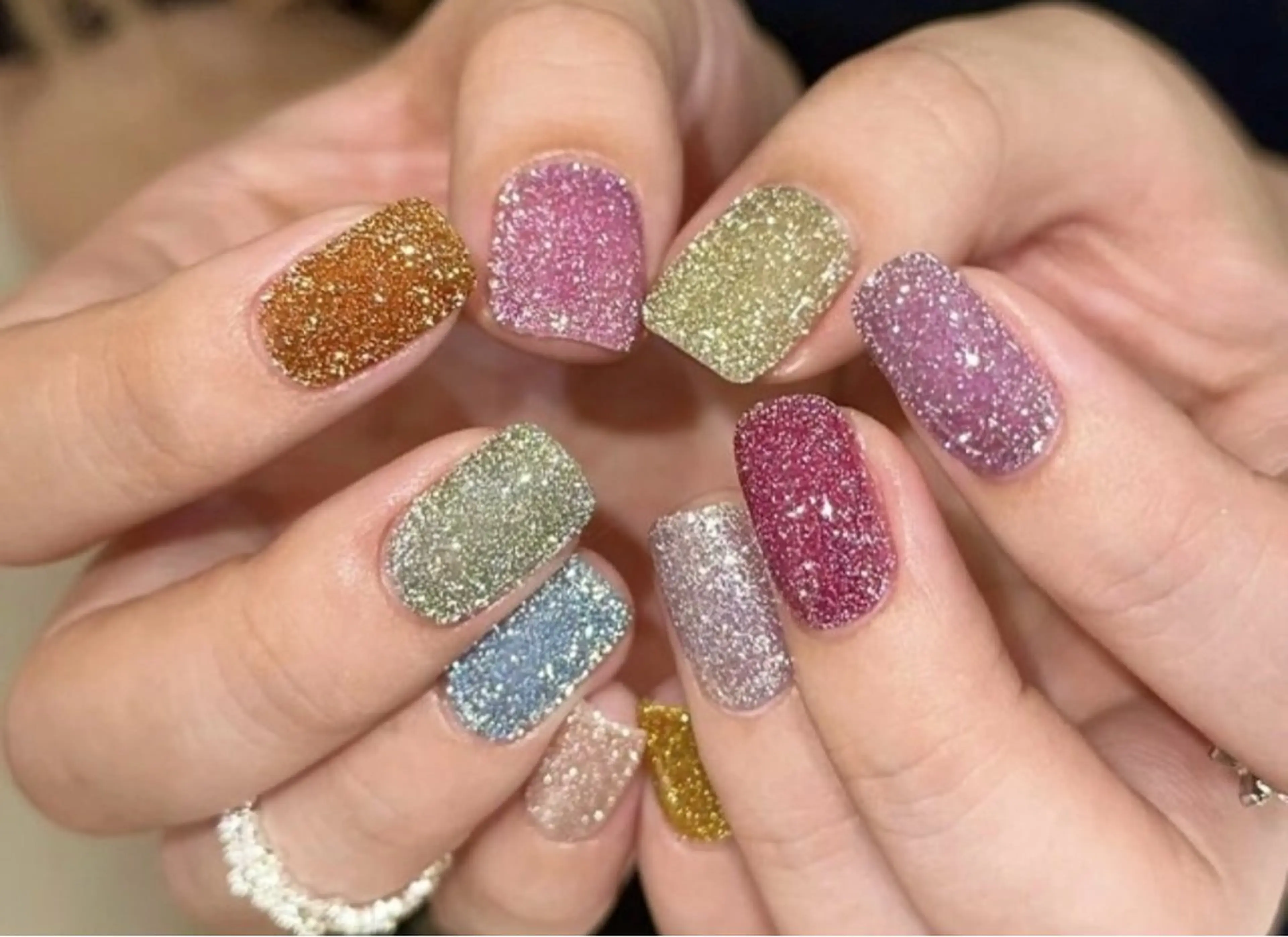 💅フラッシュネイル2色orフラッシュグラデーションの写真