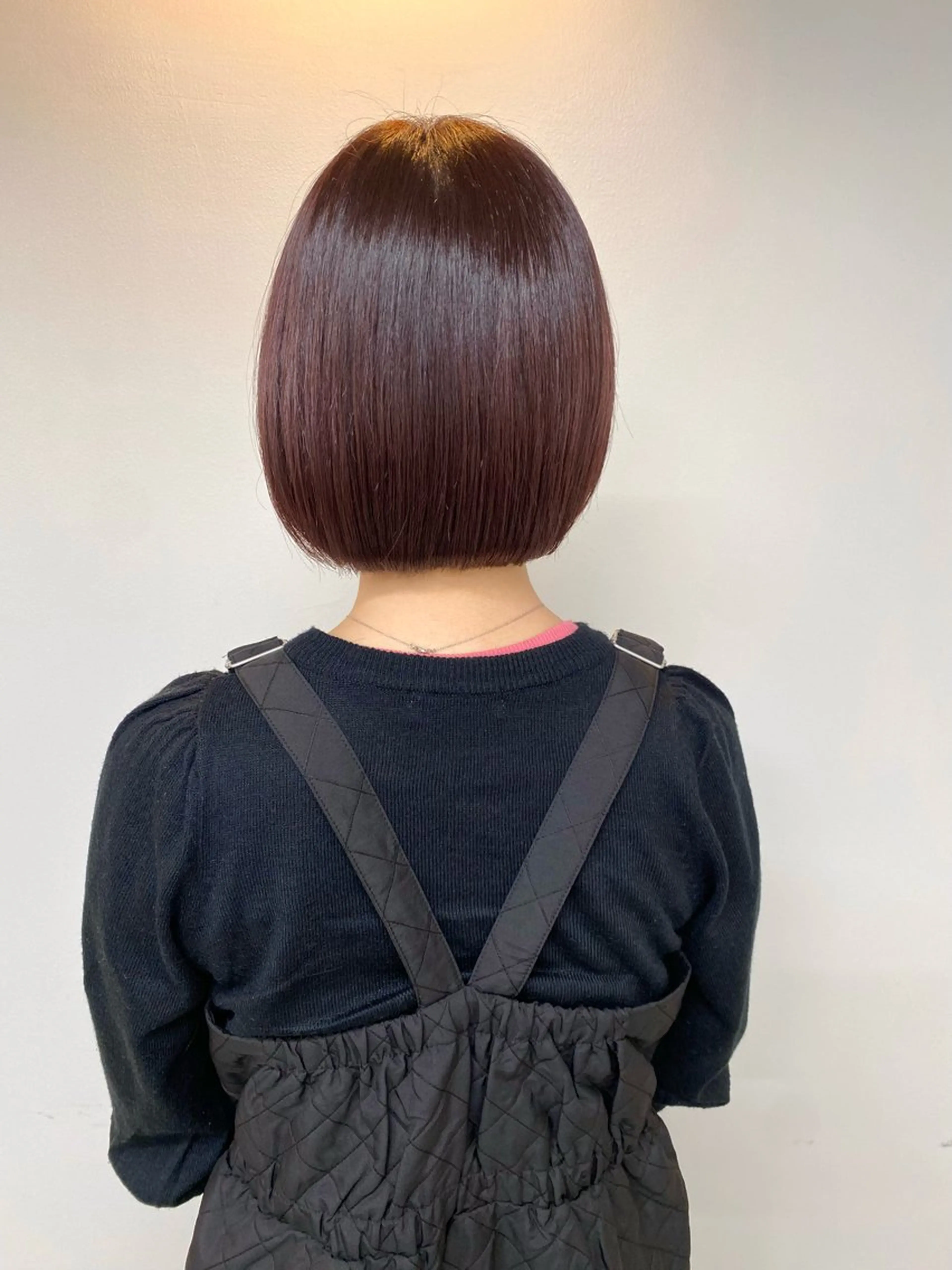 ショート ピンクブラウン ボブ HARUKA🐰 tocca天王寺のヘアスタイル