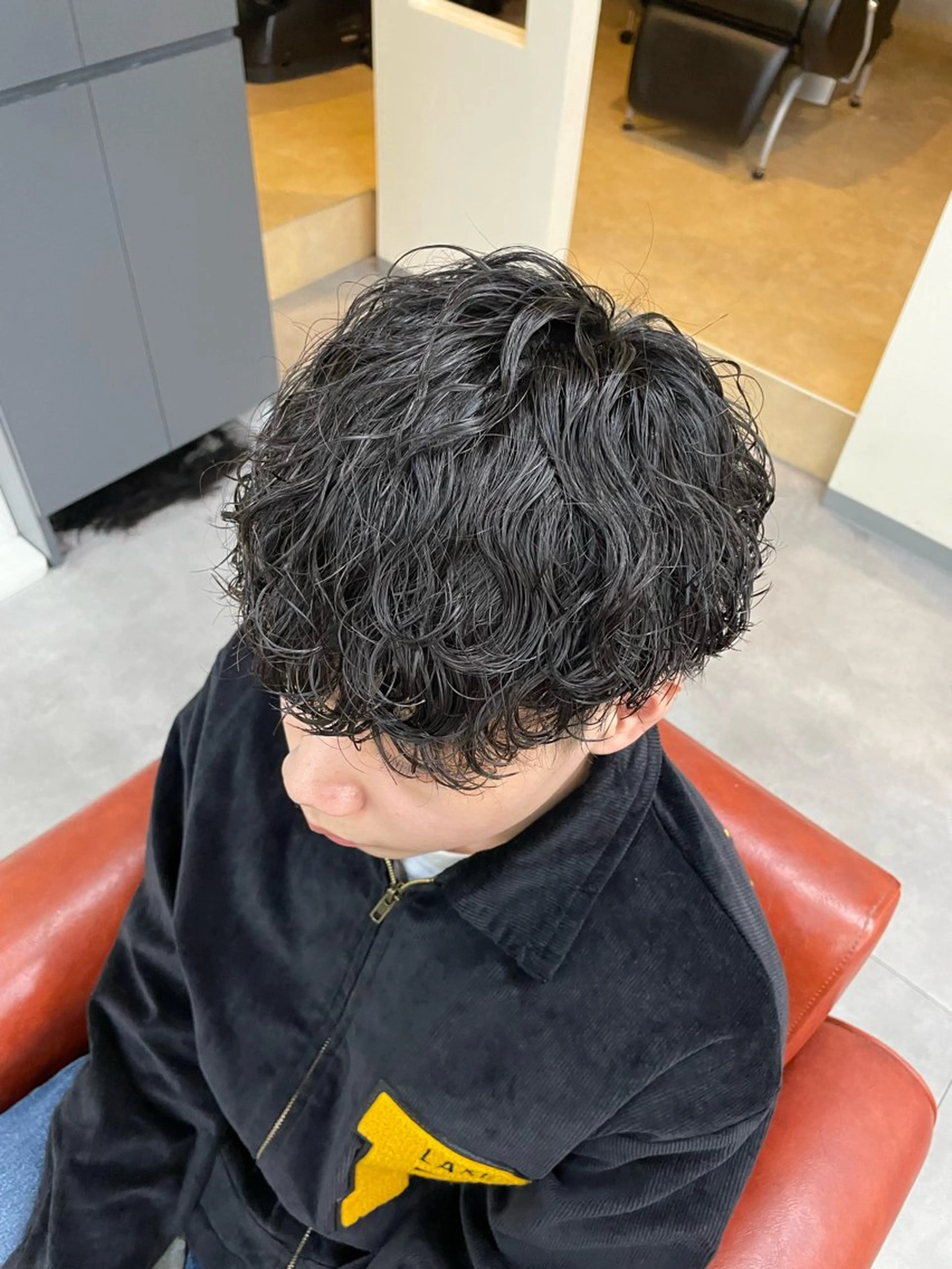 メンズ センターパート フェードカット マッシュ メンズパーマ メンズツイストパーマ パーマ/京都駅 /メンズ/藤井 翔のヘアスタイル