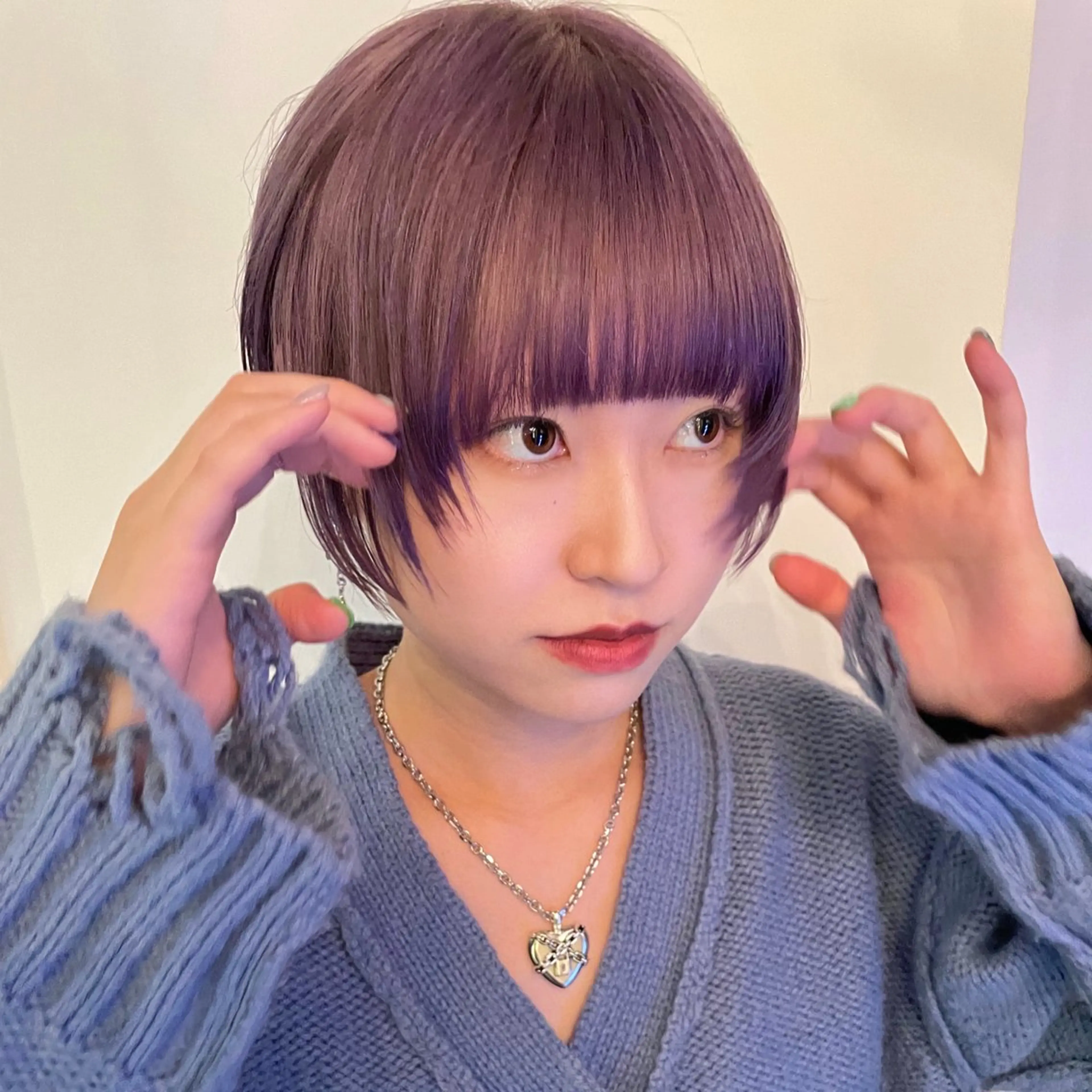 ショート カラー カット ヘアカラー ショート/ブリーチ mizuki🐋のヘアスタイル