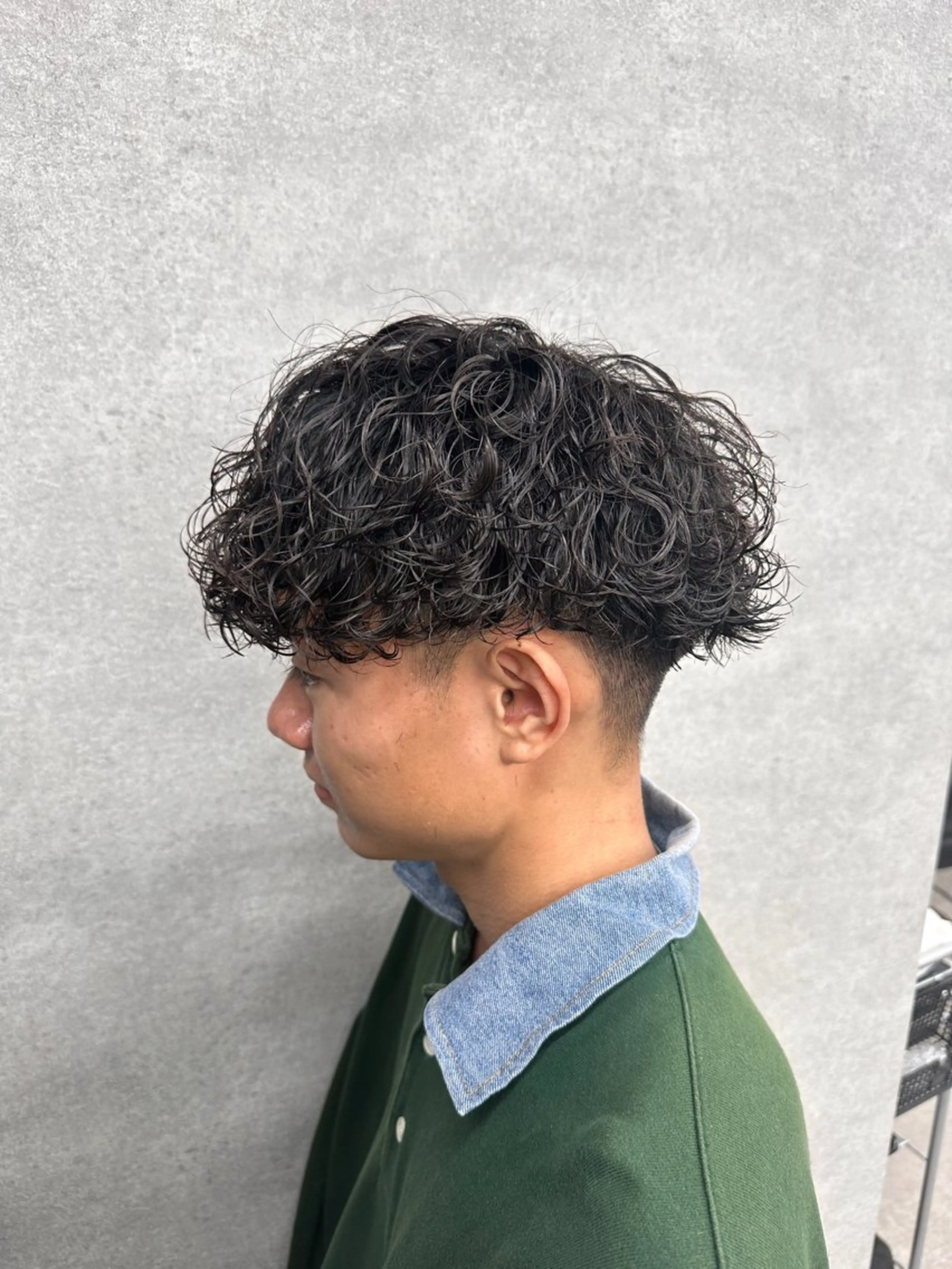 ショート パーマ メンズ 渋谷駅から徒歩1分 BLUCKメンズヘアのヘアスタイル