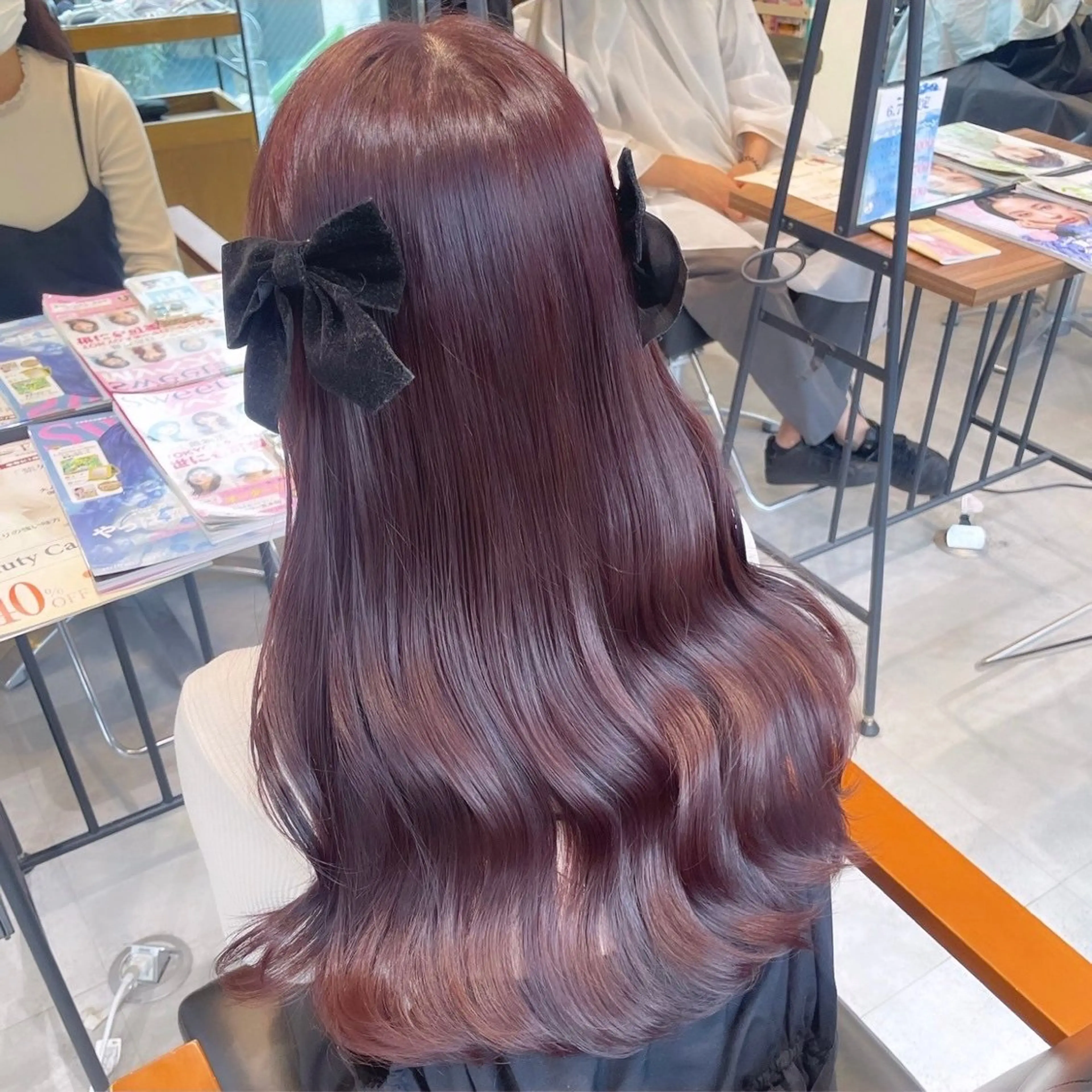 ロング カラー ブリーチ ブラウンカラー ダブルカラー ブリーチなしカラー ピンクカラー LbyHOME所属・‎Lby home 🪽mikuのヘアスタイル