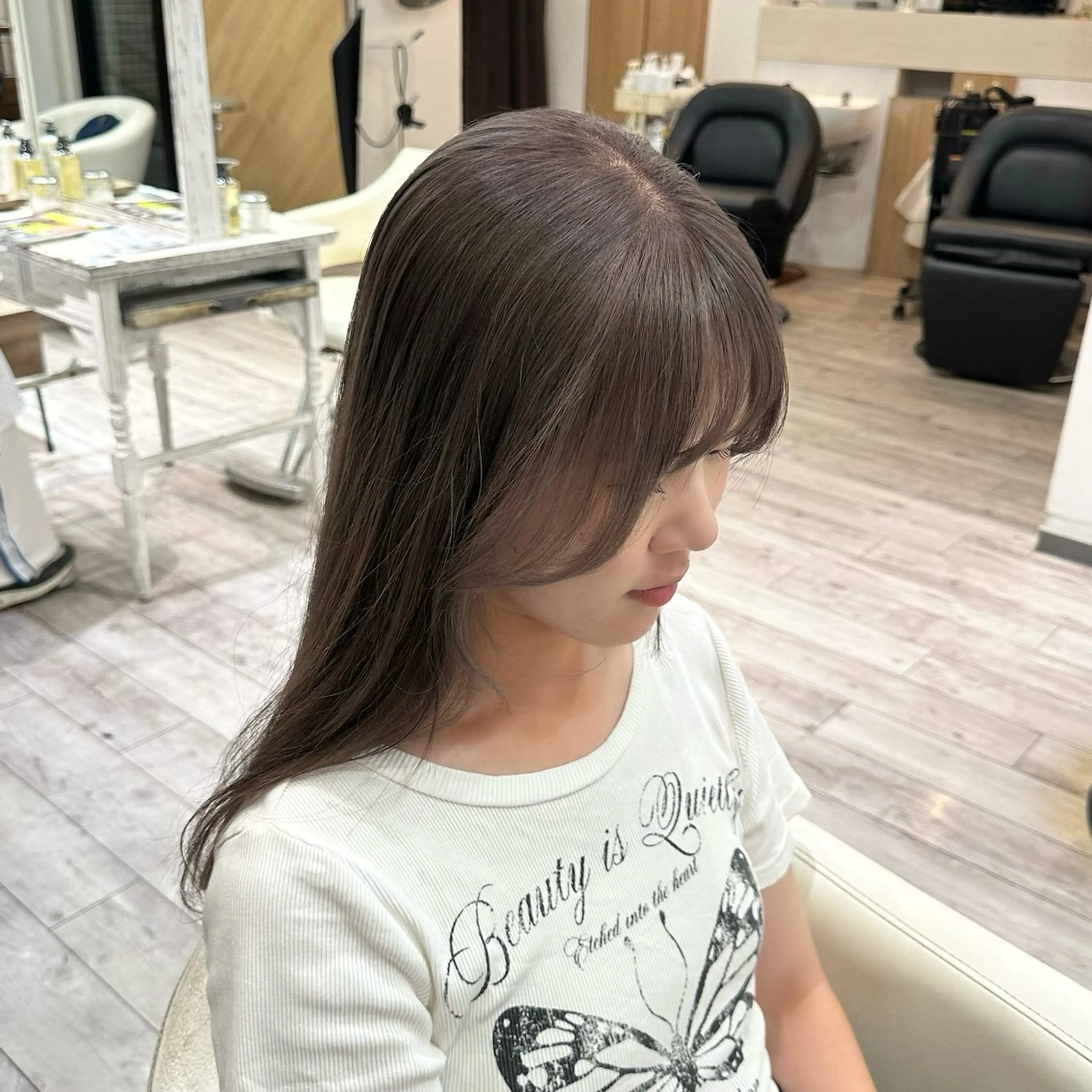 ロング カラー ヘアカラー GIFT所属・橋本叶夢/ ショートヘア/パーマのヘアスタイル