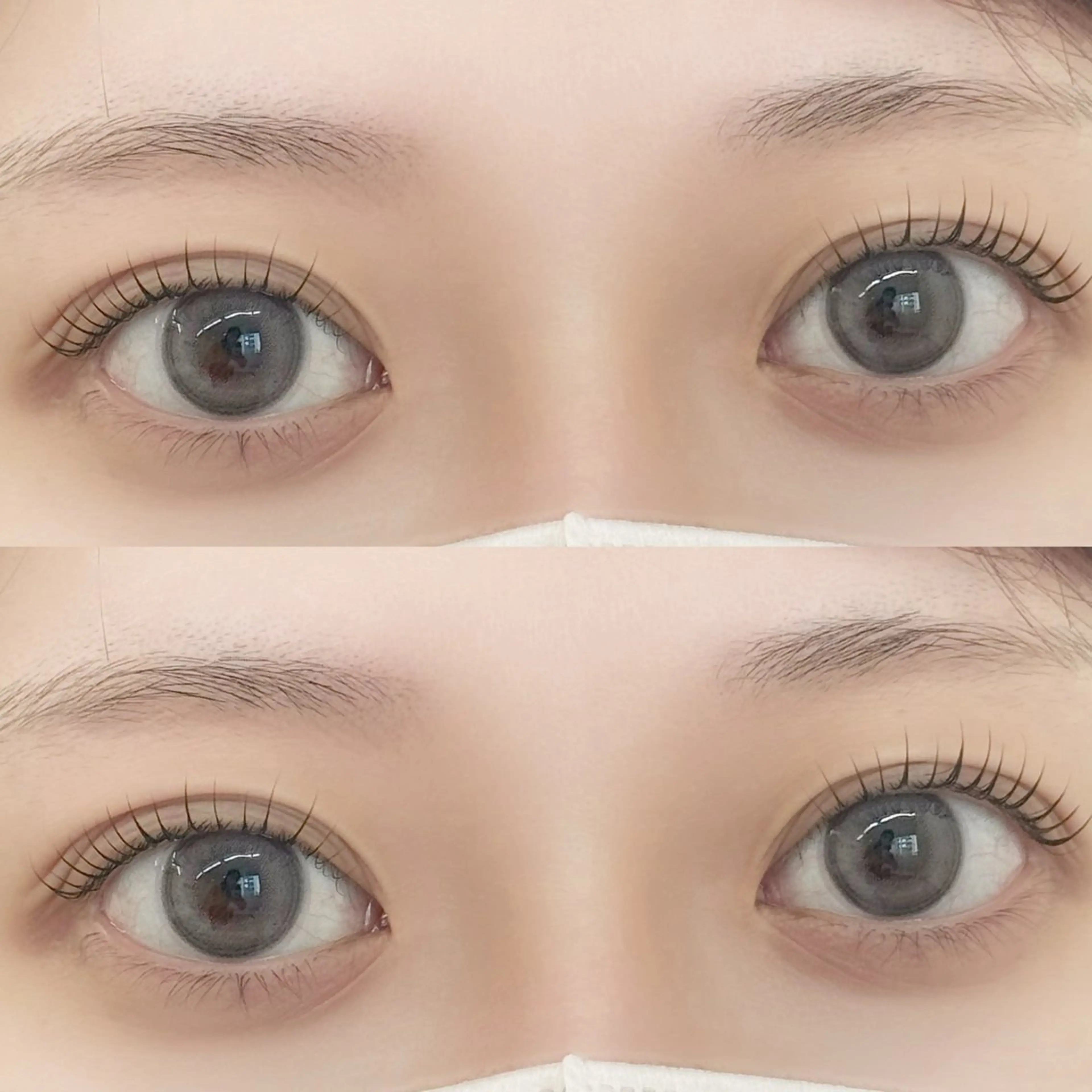 マツエク・マツパ 束感まつ毛 フラットラッシュ 韓国風マツエク ナチュラル まつげパーマ CLUTCH江坂 こんどうのマツエク・マツパデザイン